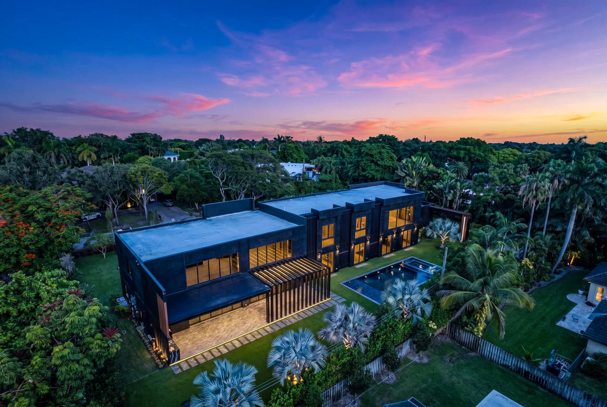 135500 SW 69th, Pinecrest-TwilightDrone-1.jpg