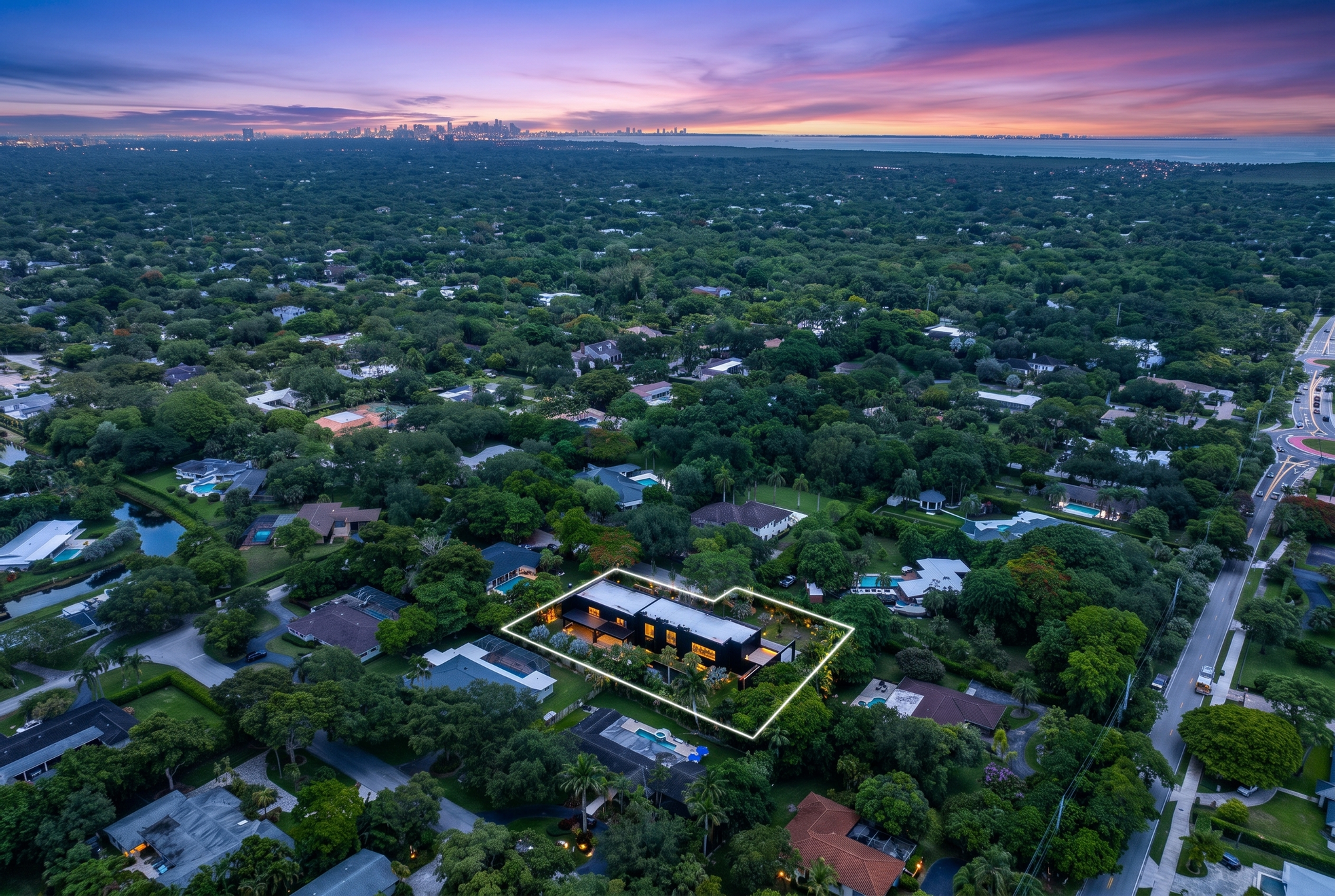 135500 SW 69th, Pinecrest-TwilightDrone-2.jpg