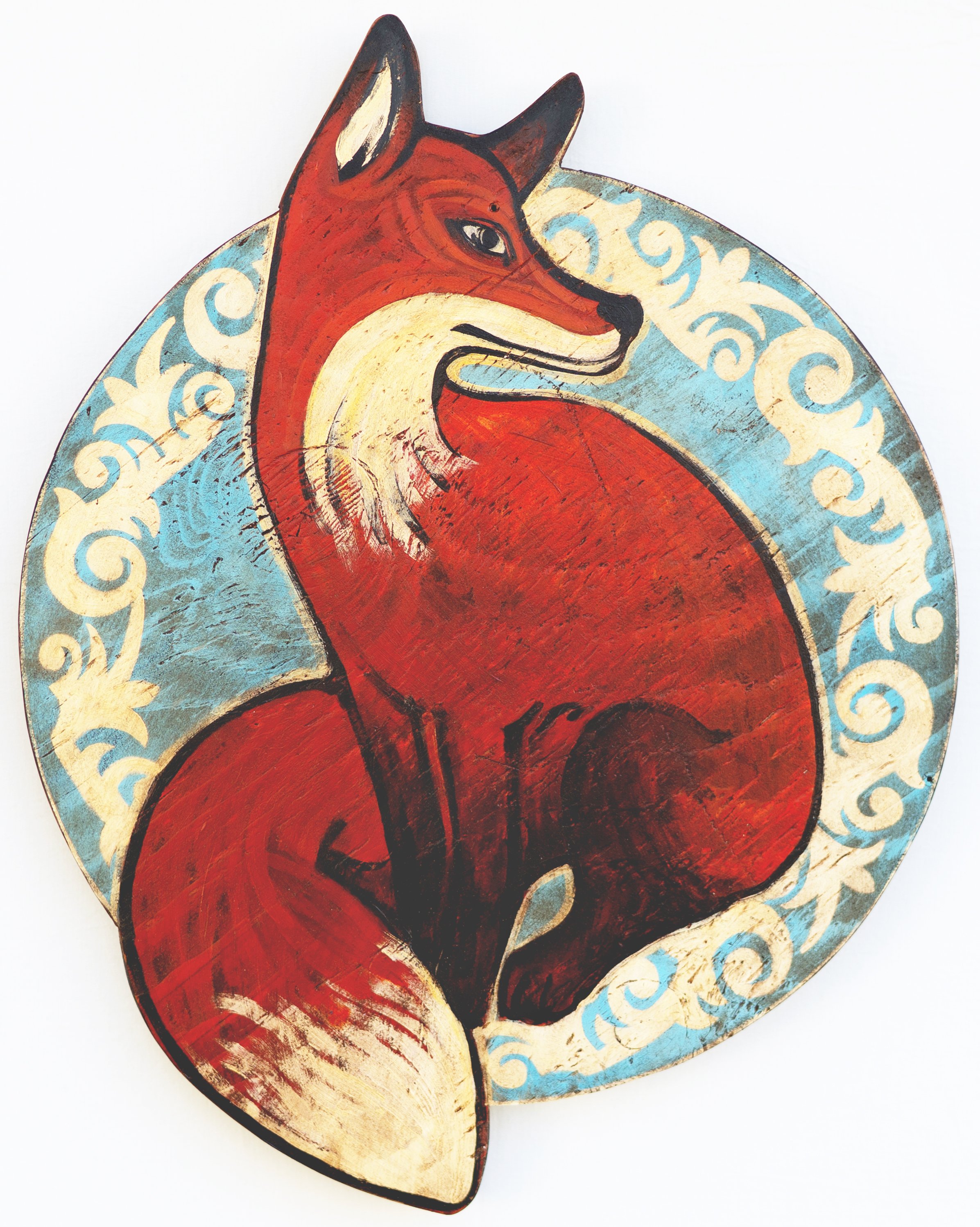 borderless Fox in Repose, on blue.jpg