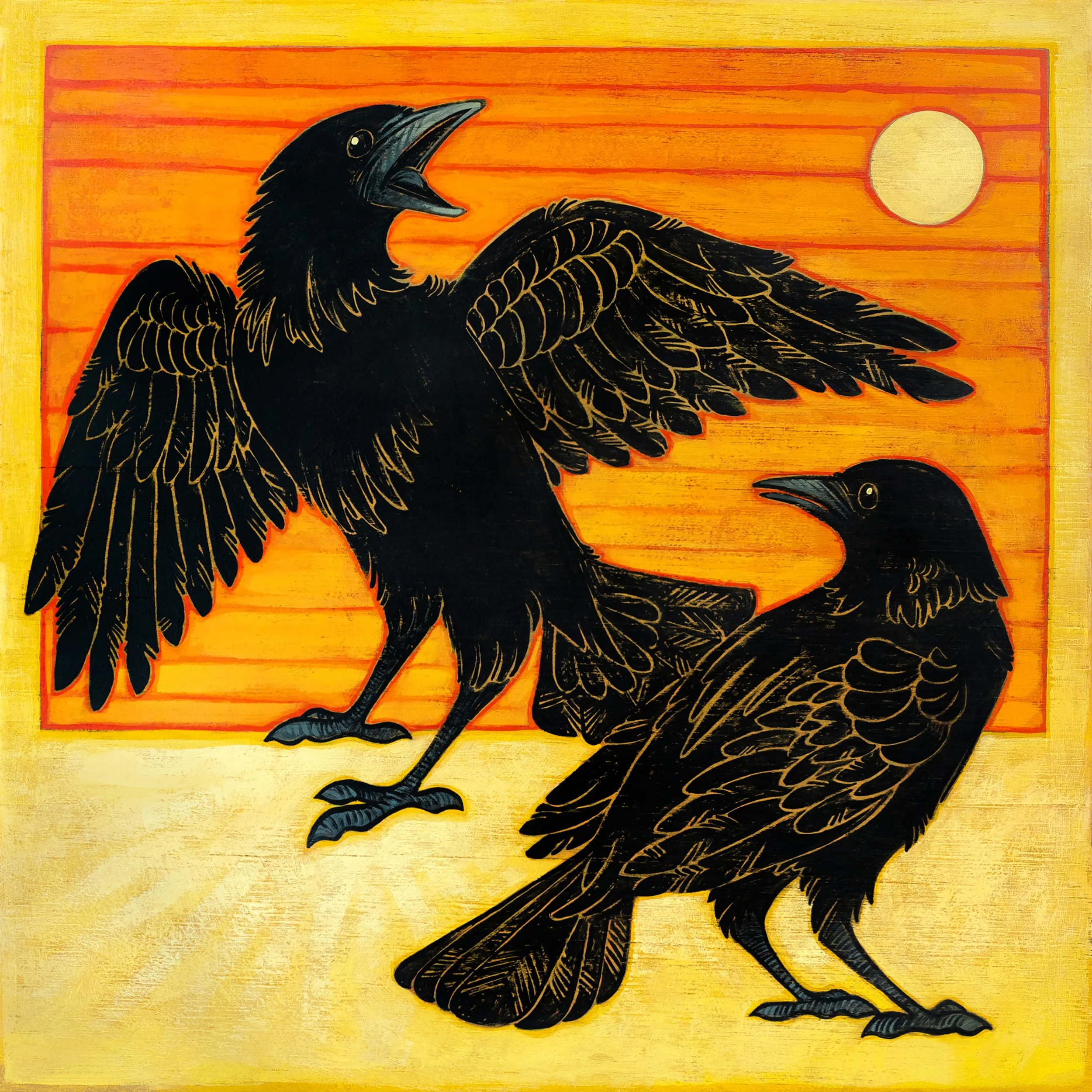Crows (Attempted Murder) 12x12.jpg