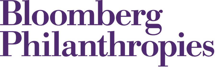 Bloomberg Philanthropies logo in purple text on a white background.