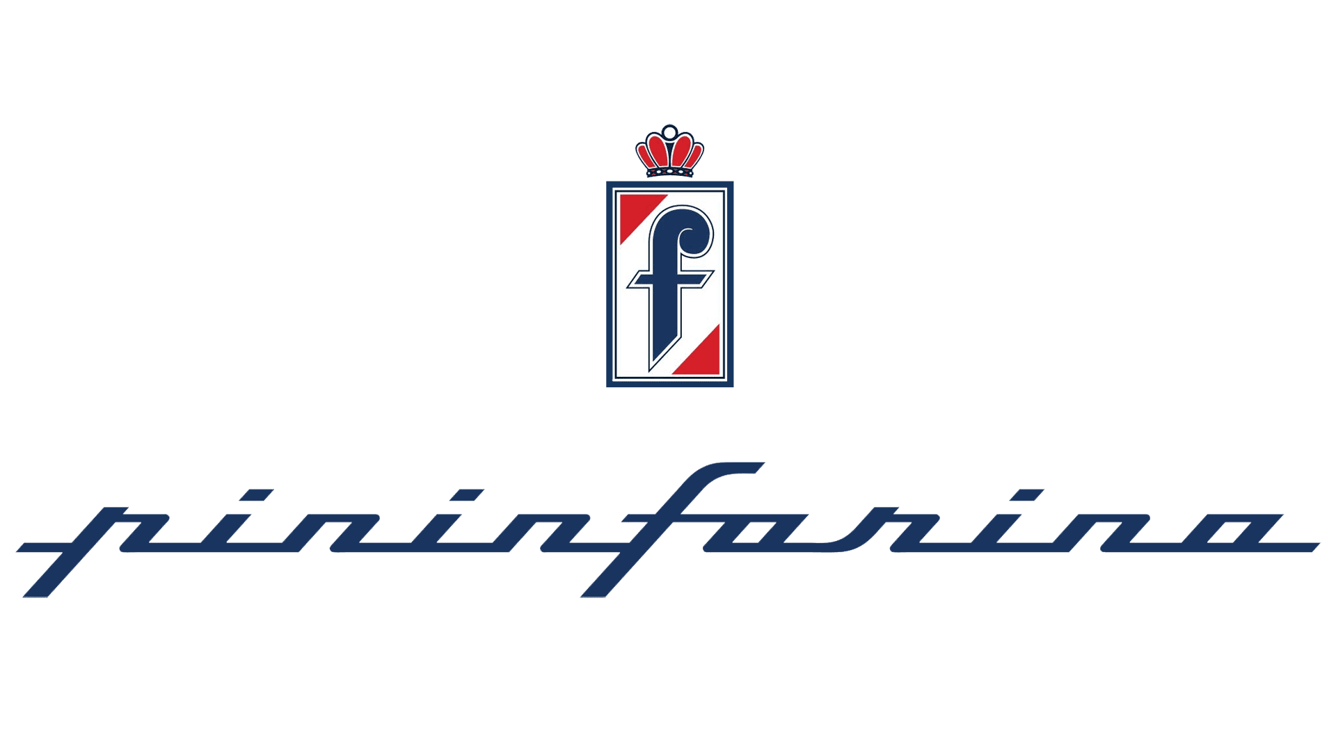 The logo of Pininfarina.