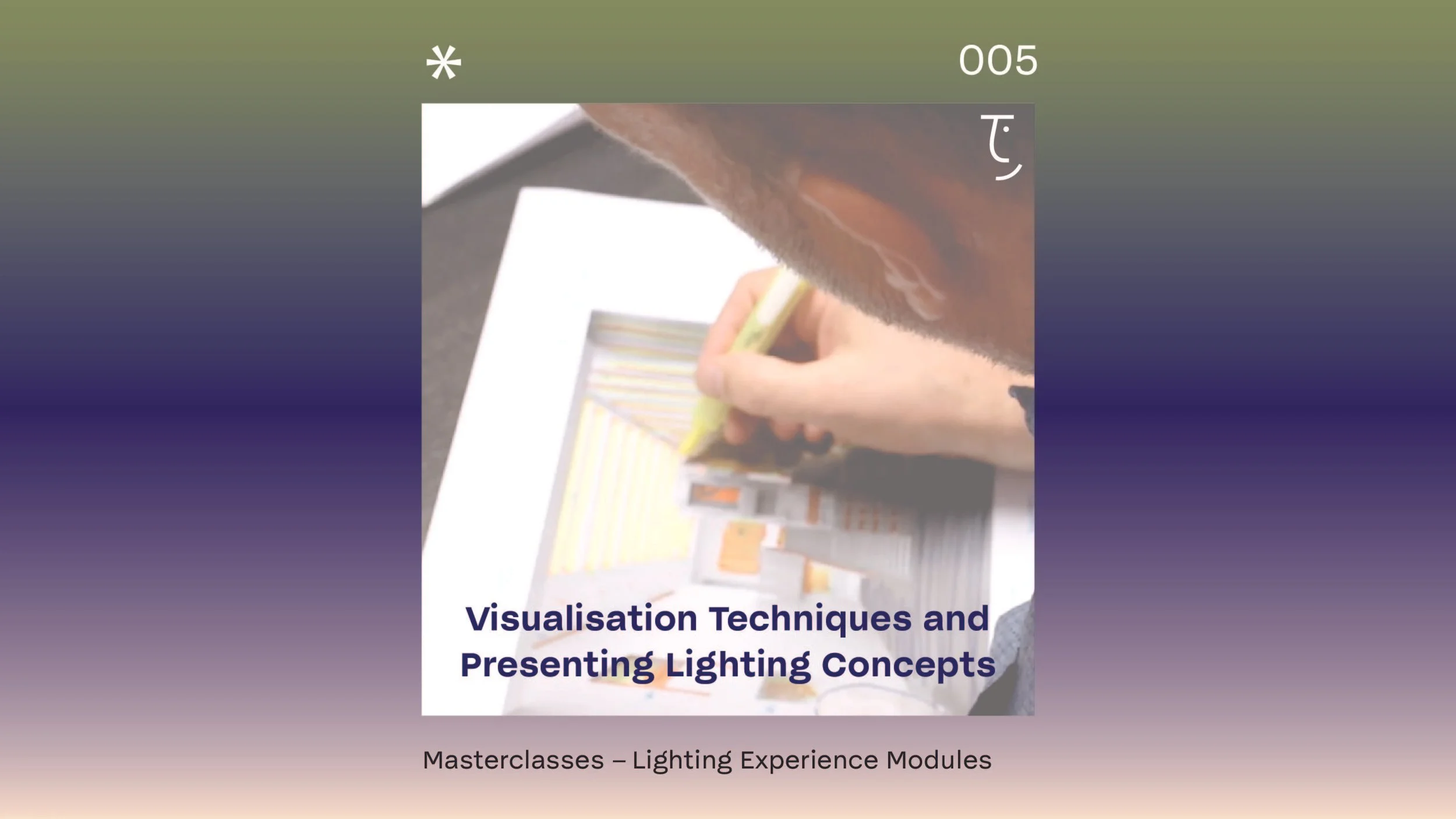 Visualisation Techniques and Presenting Lighting Concepts