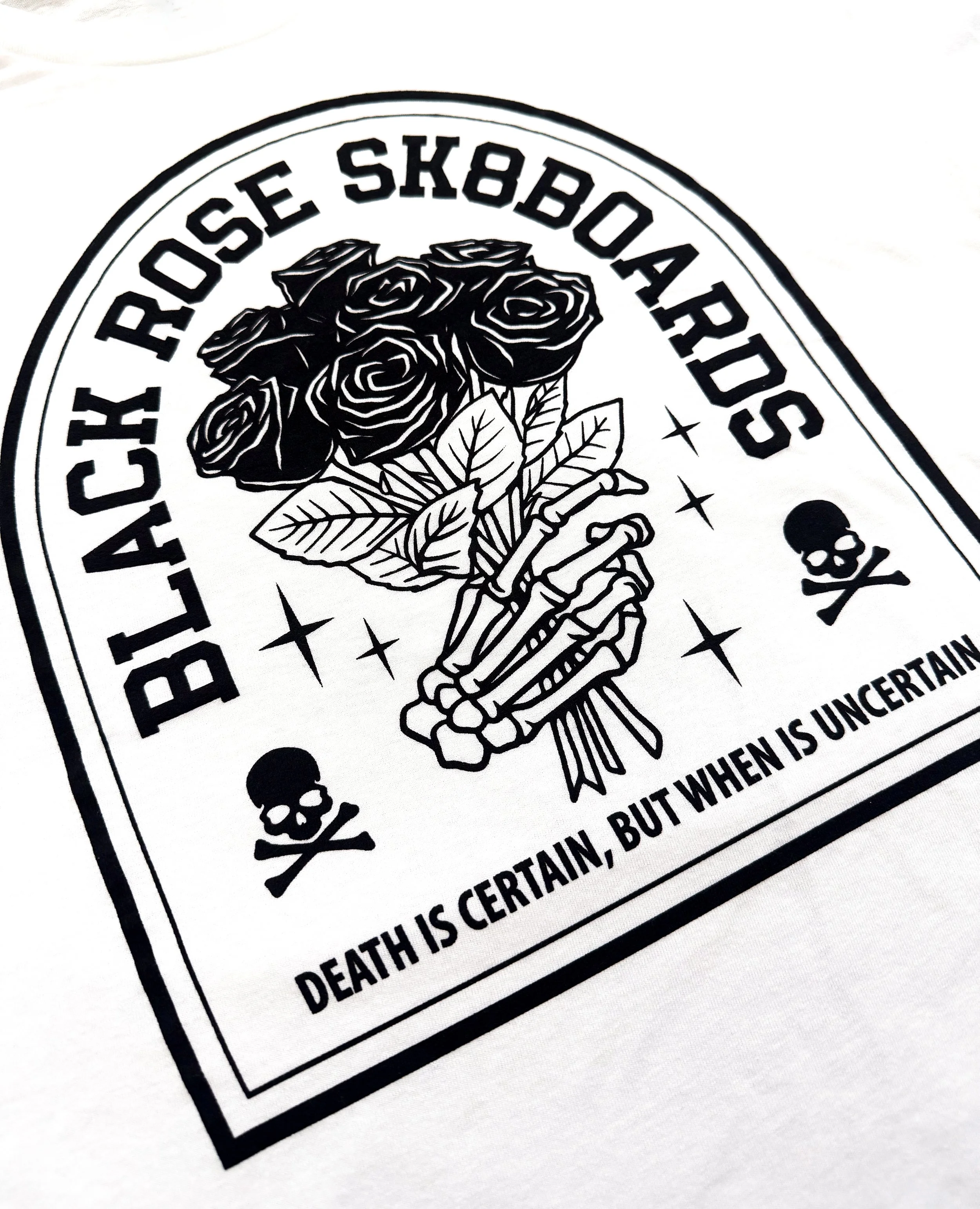 death is certain ehite tee close.jpg