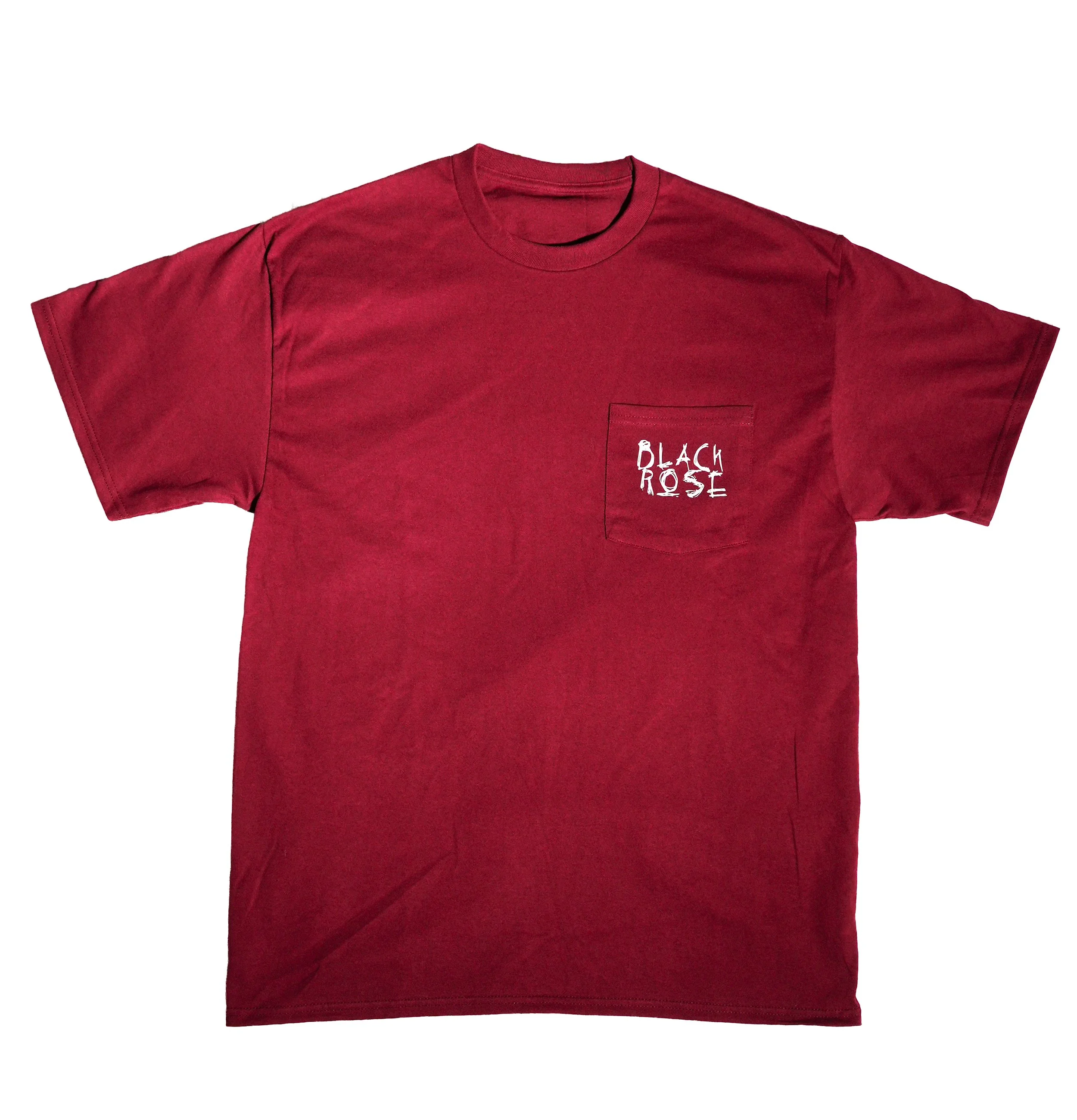 BRSB Sketch Print Pocket Tee (Burgundy)