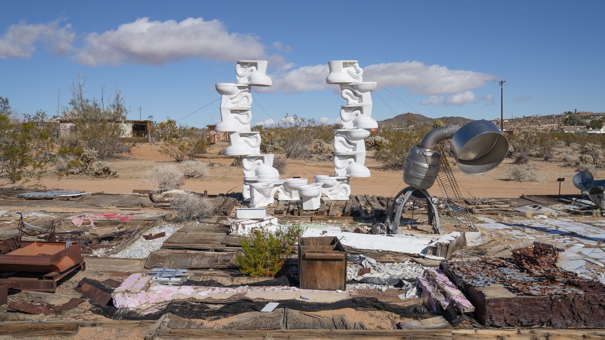 Noah Purifoy. One-A-Day Sculpture (detail), 1994-96