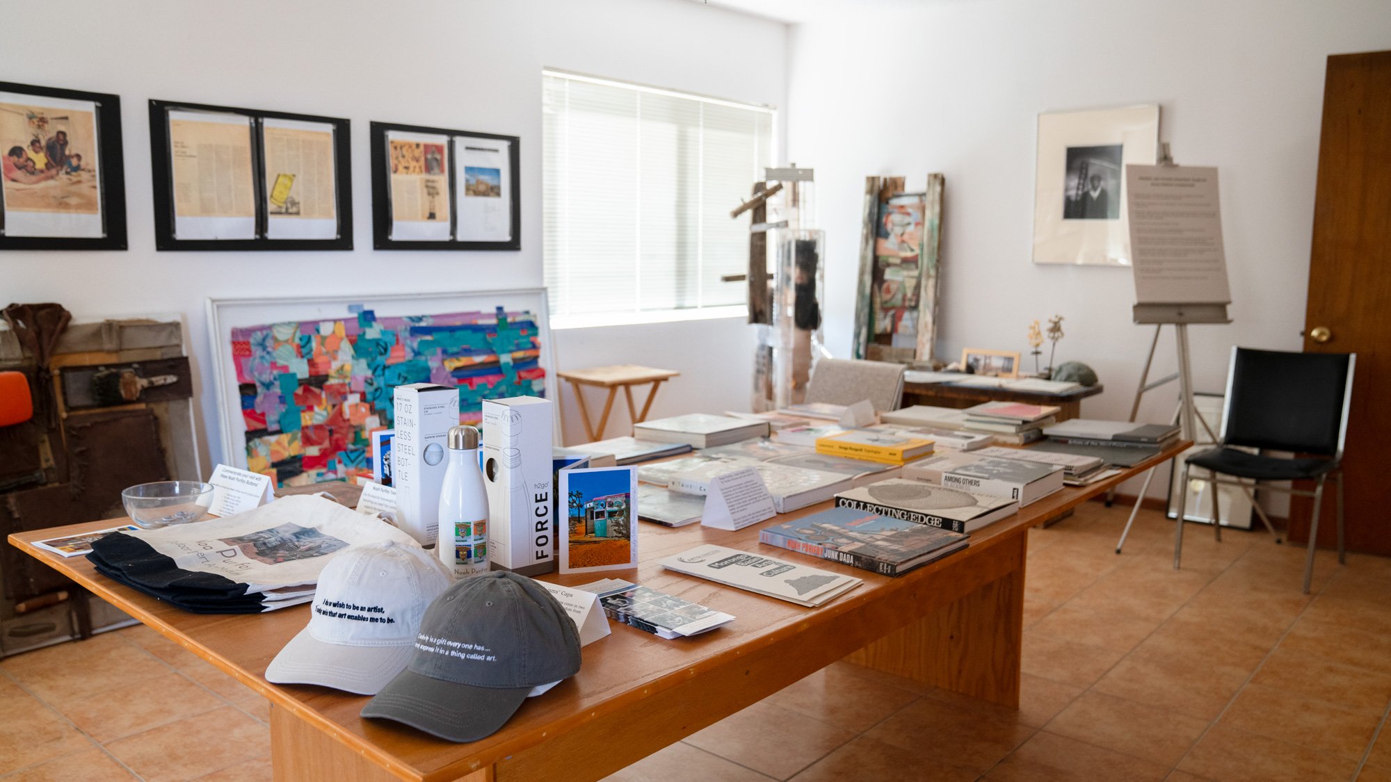 Noah Purifoy Desert Art Museum visitor center.