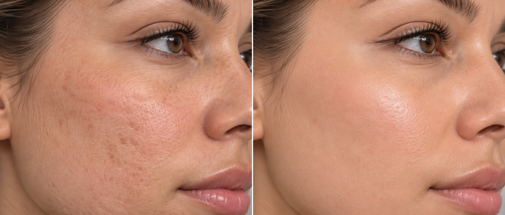 Illustrative skin texture before comparison