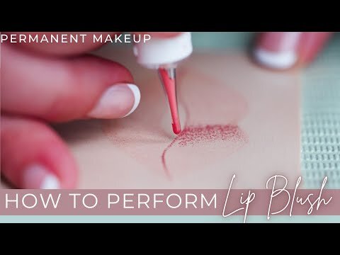 In Depth Lip Blush Permanent Makeup Training on Latex Practice Skin