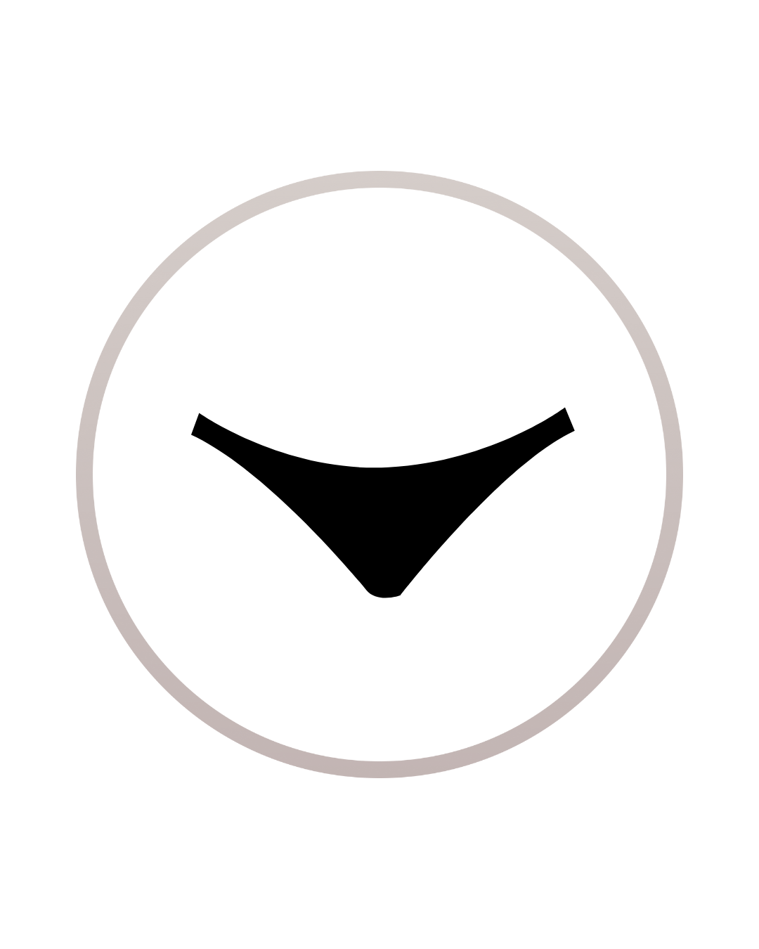 Black and white mask icon with a circular gray border.
