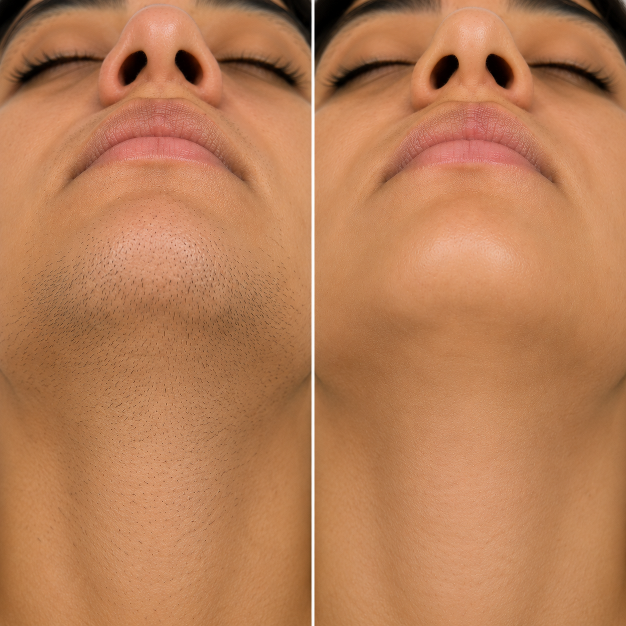 before and after chin hair with laser hair removal.png