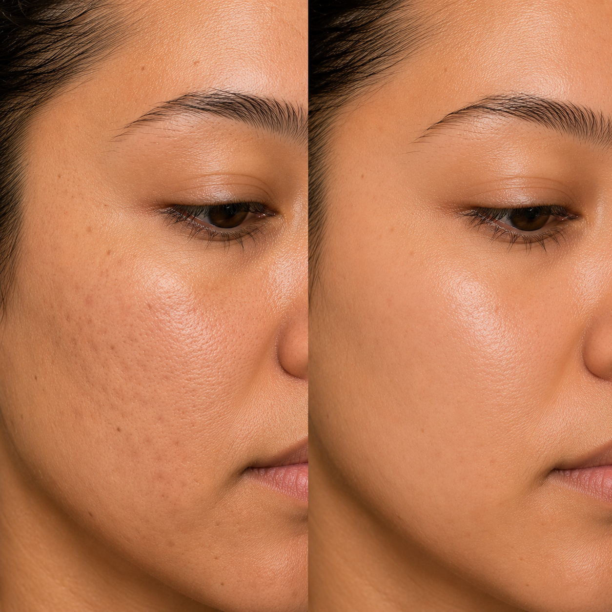 asian woman before and after microneedling at dream medspa.png