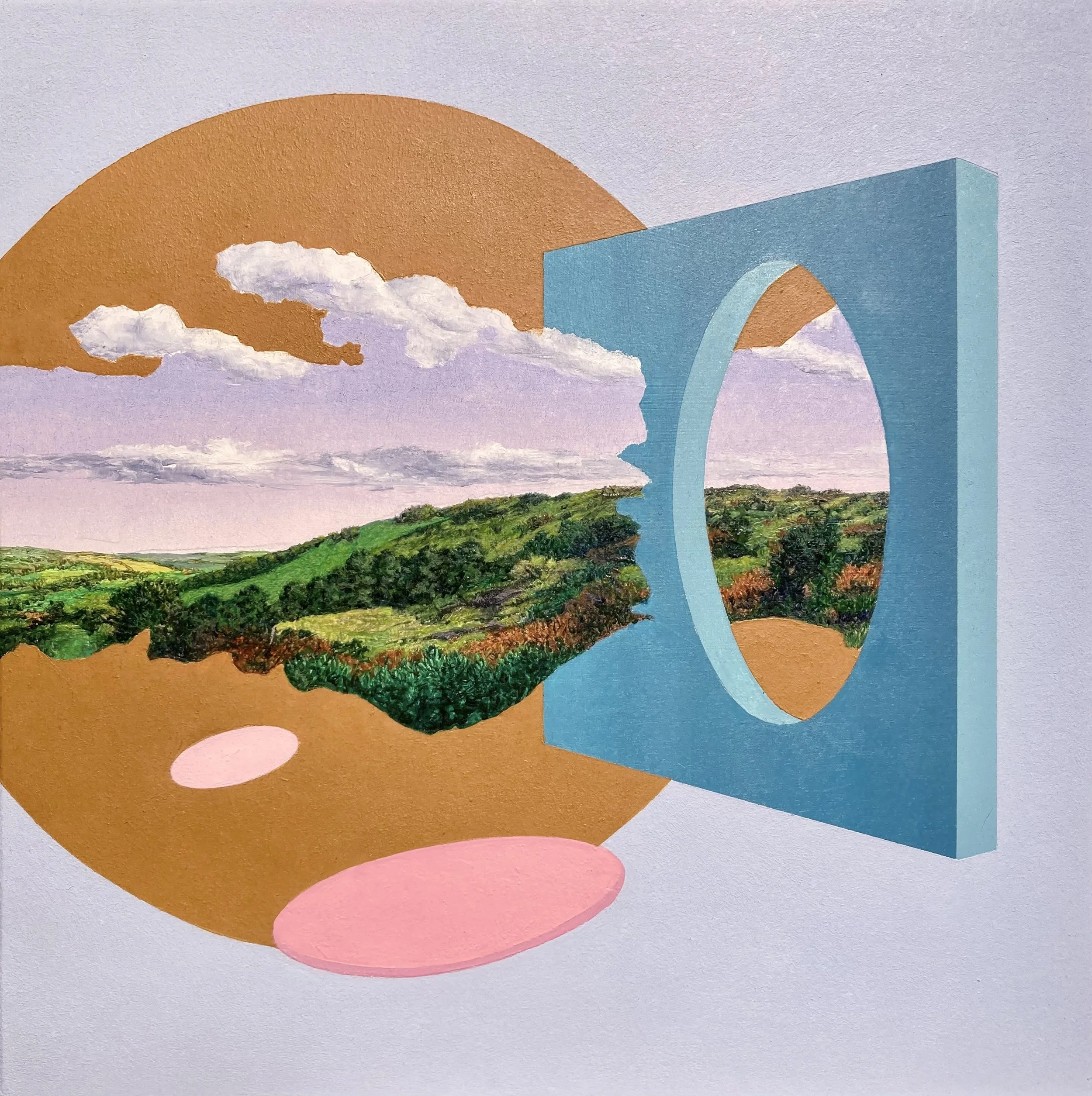 The Round window
oil on board 30 x 30 cm
$700