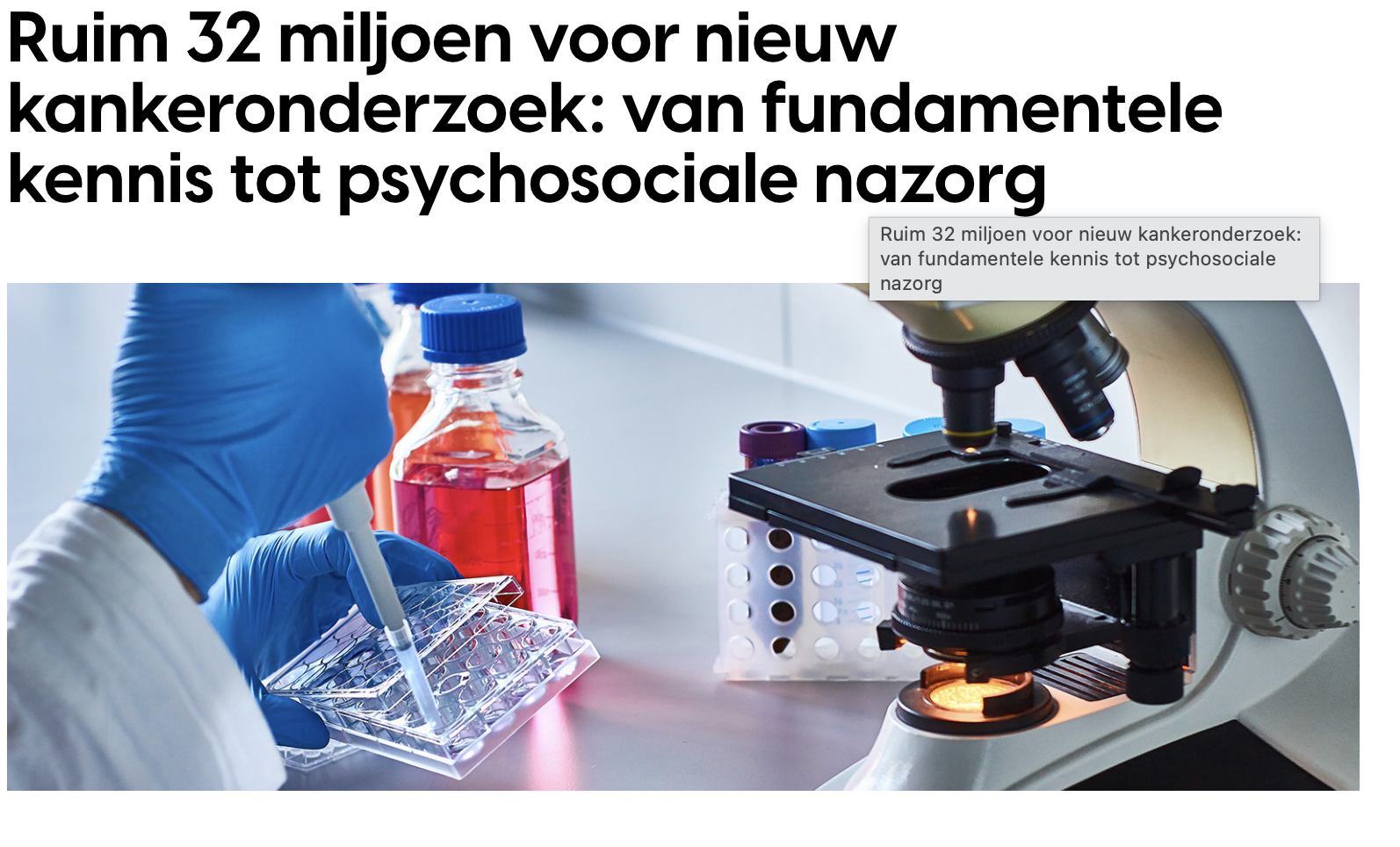 KWF and Alpe d'Huzes fund projects from 2 CMM PI’s; Jurian Schuijers and Aniek Janssen