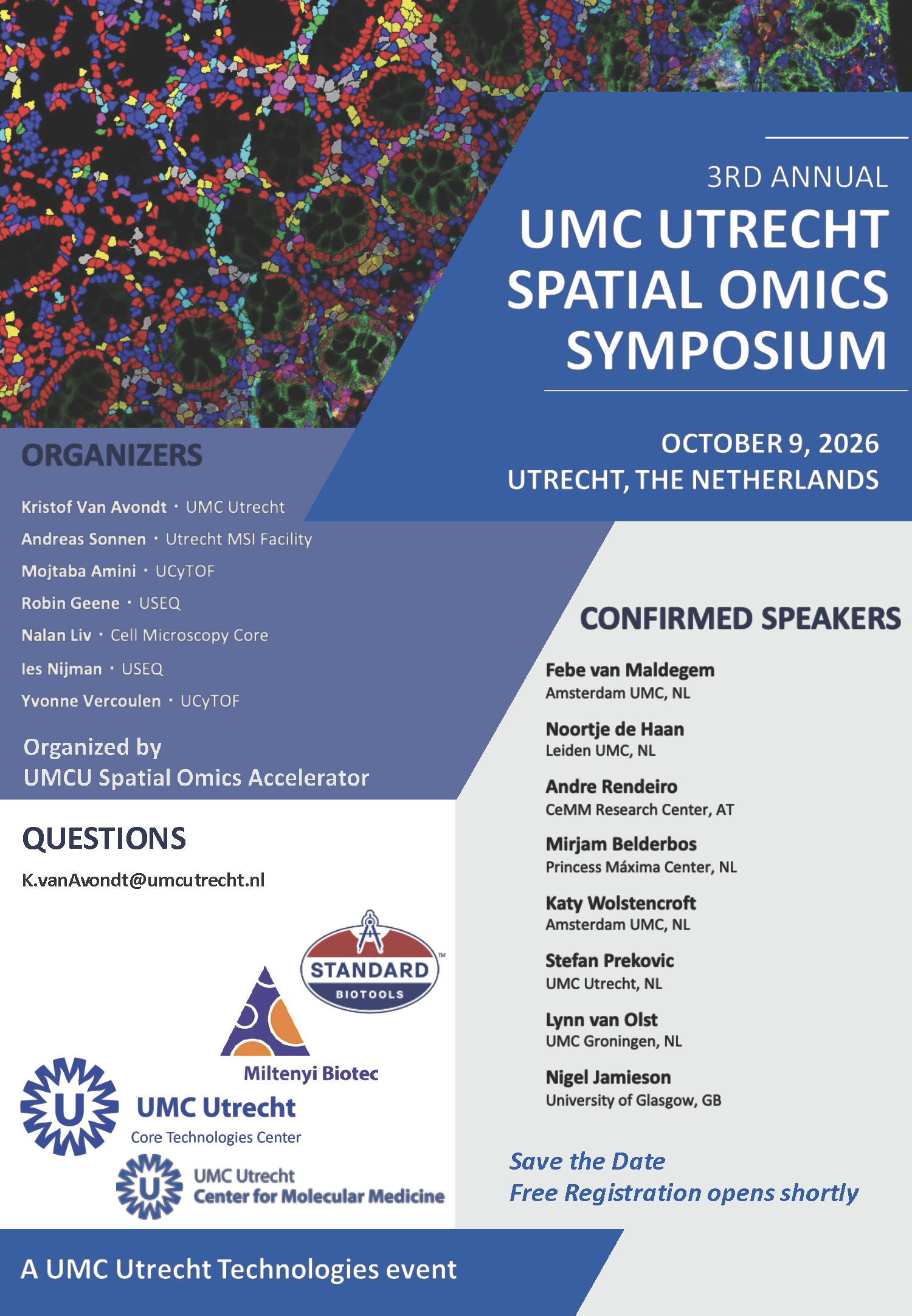 Annual UMCU Spatial Omics Symposium