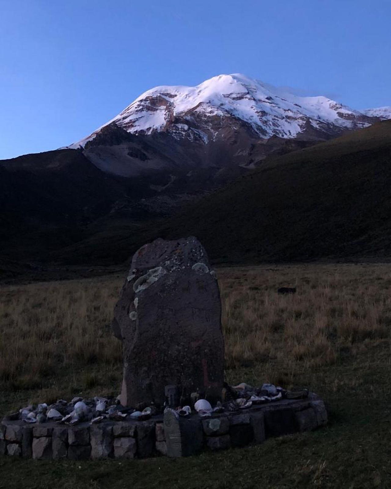 I&rsquo;ve returned to try and climb Chimborazo in Ecuador, the furthest point from the centre of the earth! 
Started today with an acclimatisation hike up to 5,300 metres and a nights sleep at this height!

#mountains #climbing #aclimatisation #chim