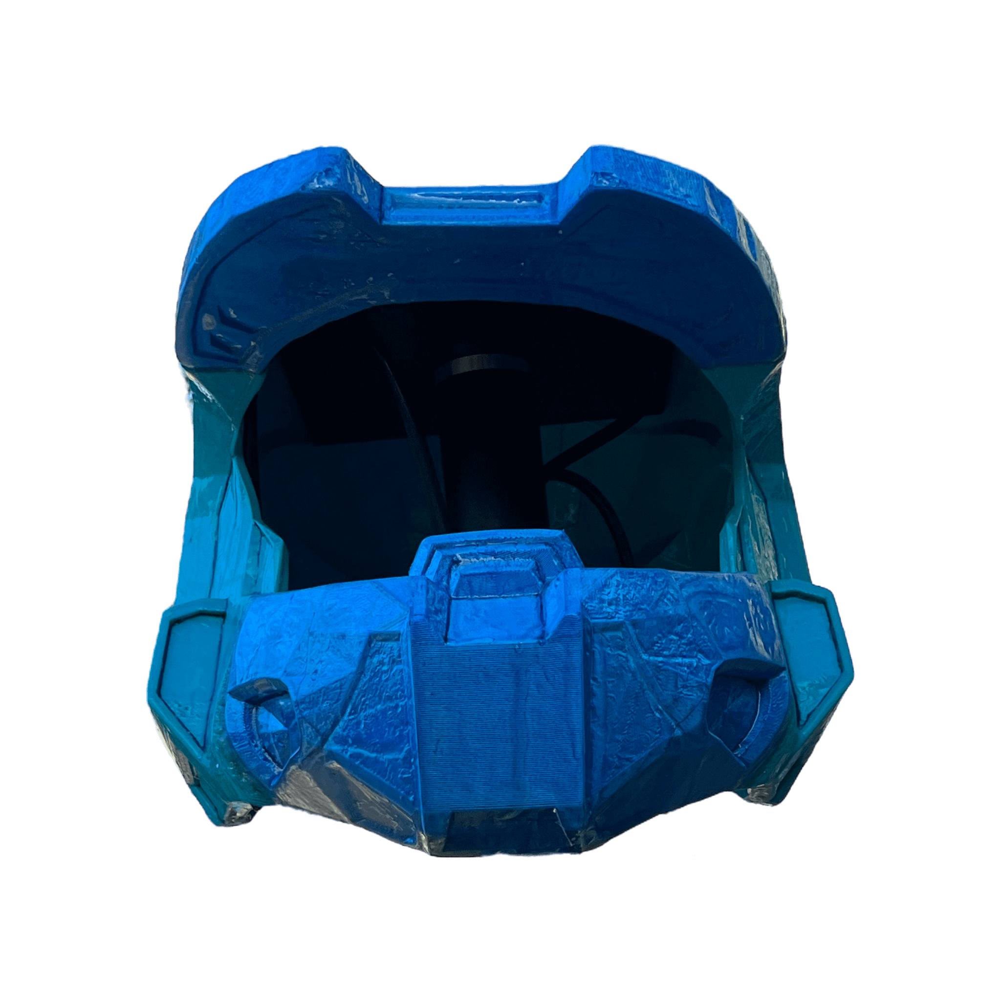 Halo Helmet 3D Printed Life Size from Front.PNG