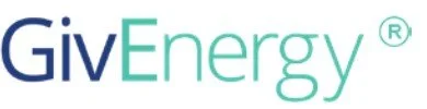 Logo of GivEnergy with the company name in blue and green text.