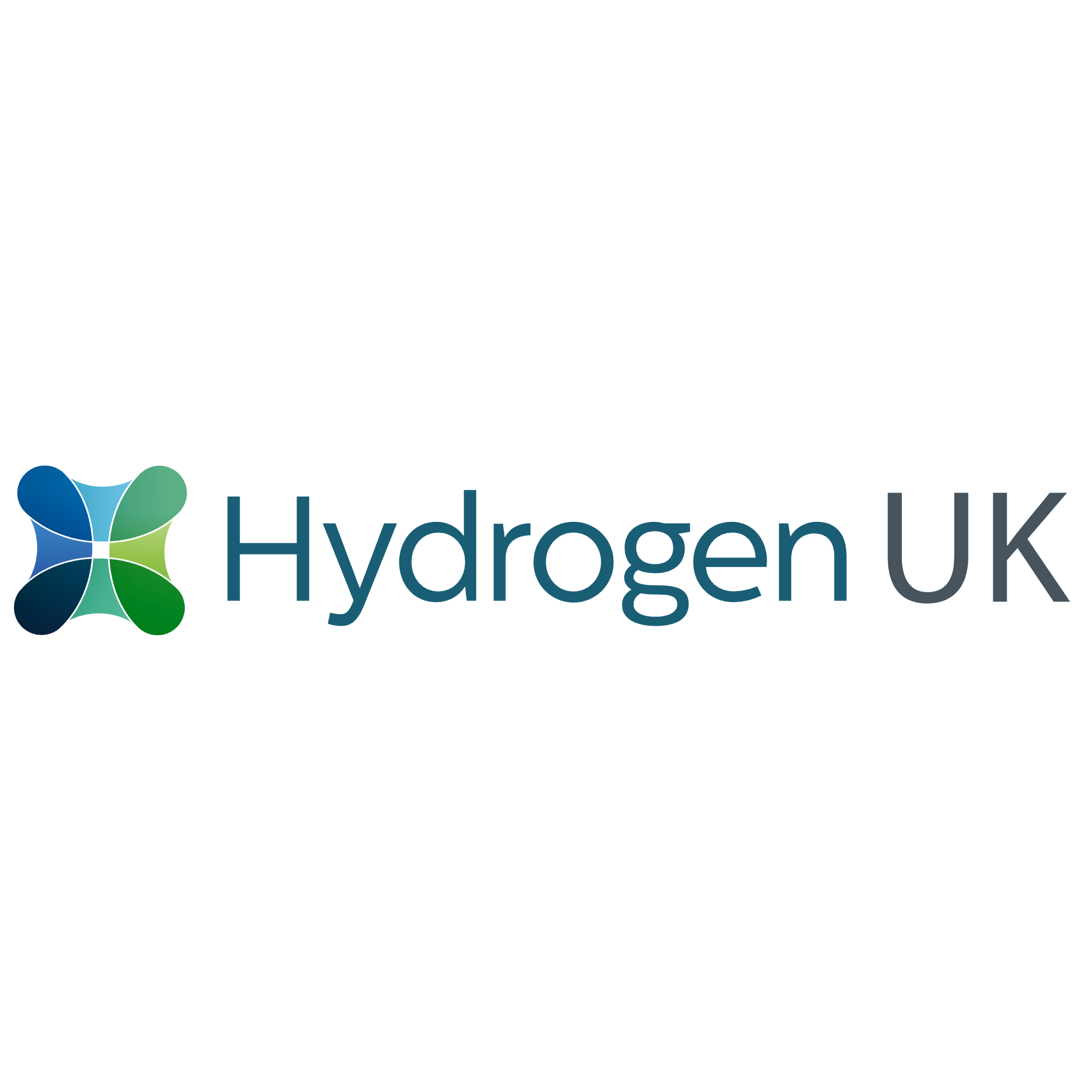 Hydrogen UK logo with a stylized atom symbol and text 'Hydrogen UK' in blue and gray.