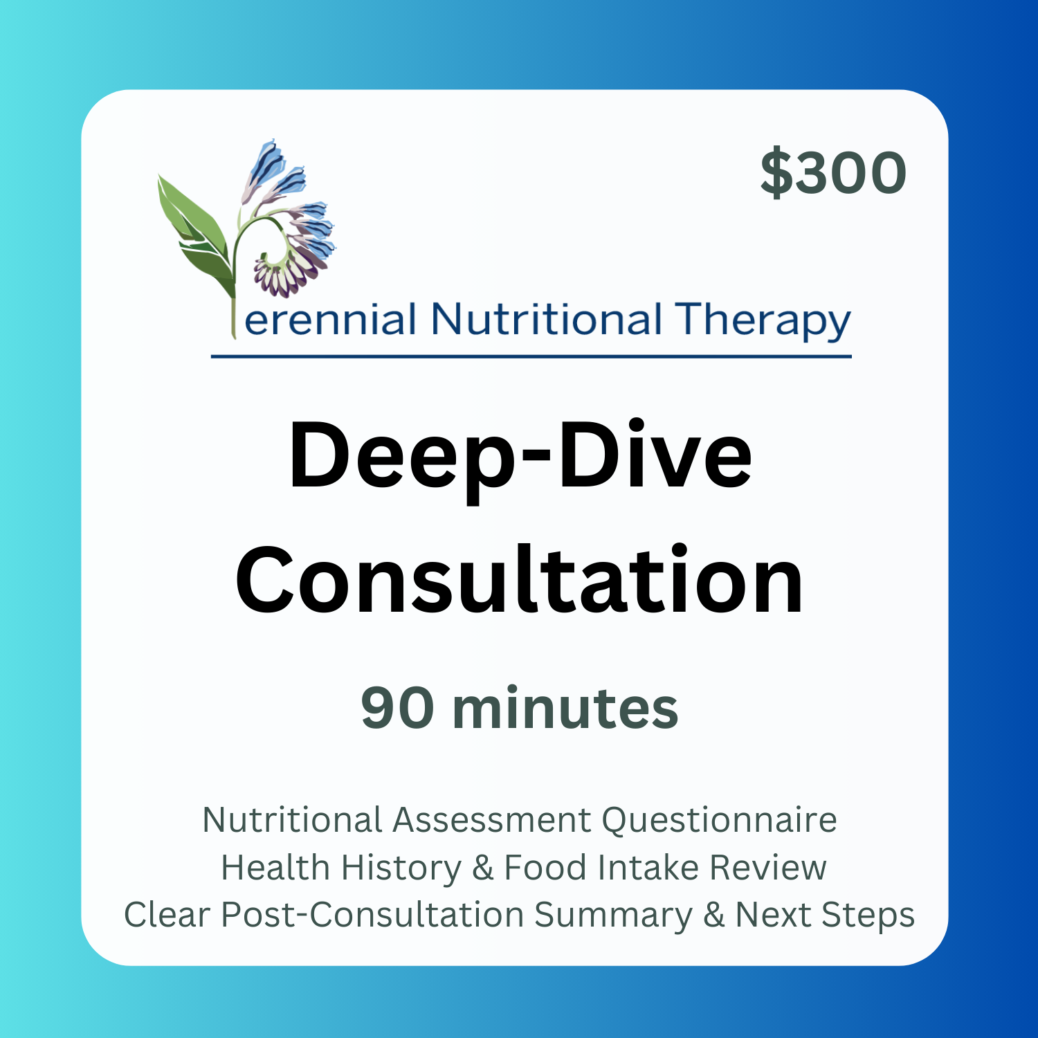 Deep-Dive Consultation 