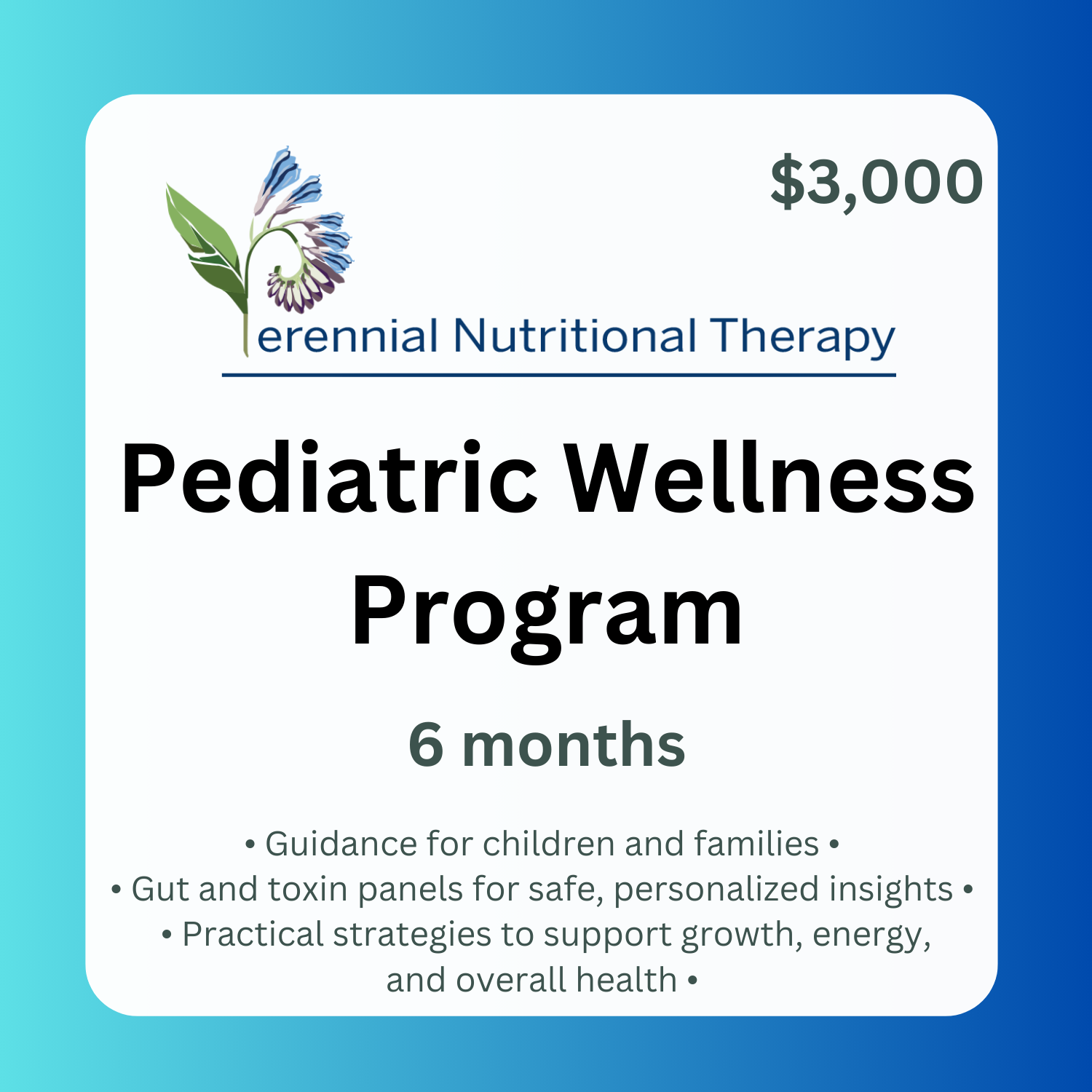 Pediatric Wellness Program