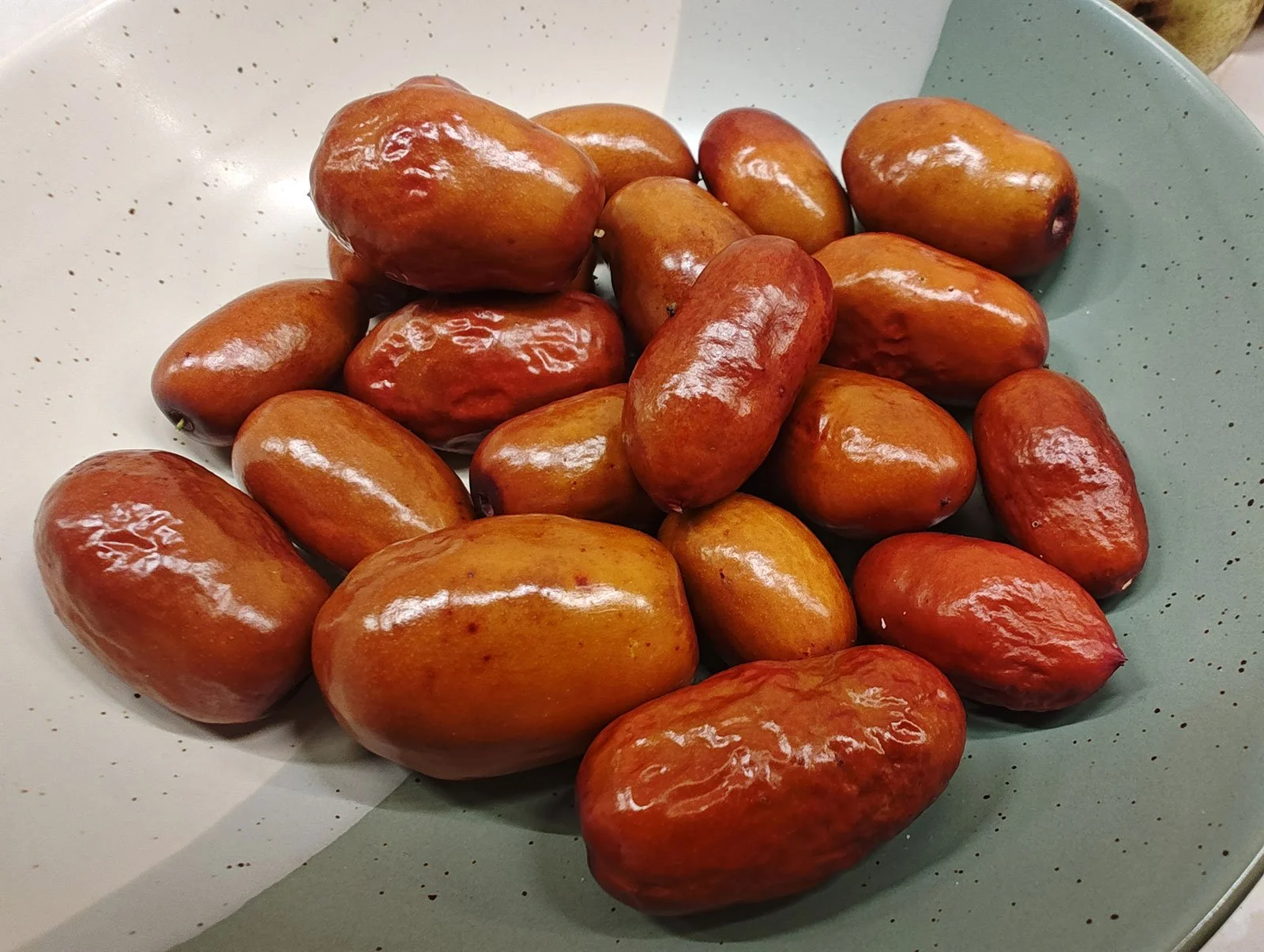 Ripe jujubes ready to process