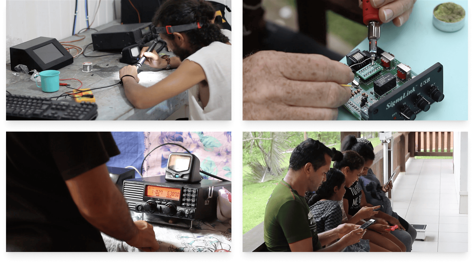 Excerpts from a video about high-frequency emergency and rural multimedia exchange system