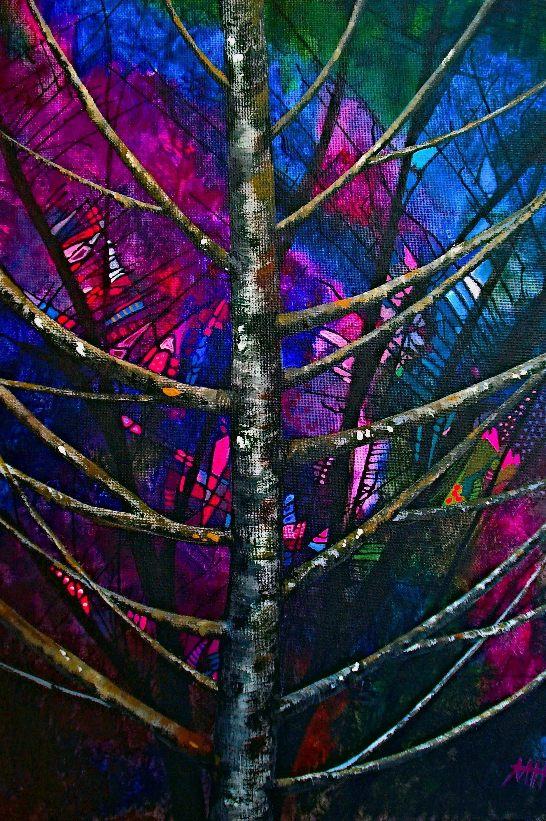 'Dark Skies.'  W40cm x H50cm    £95