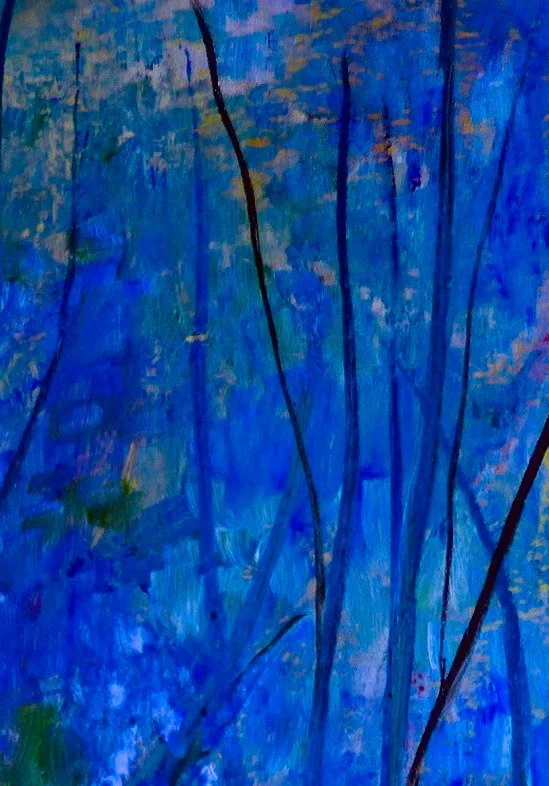 'Blue Undergrowth' 
W27cm x H40cm £69