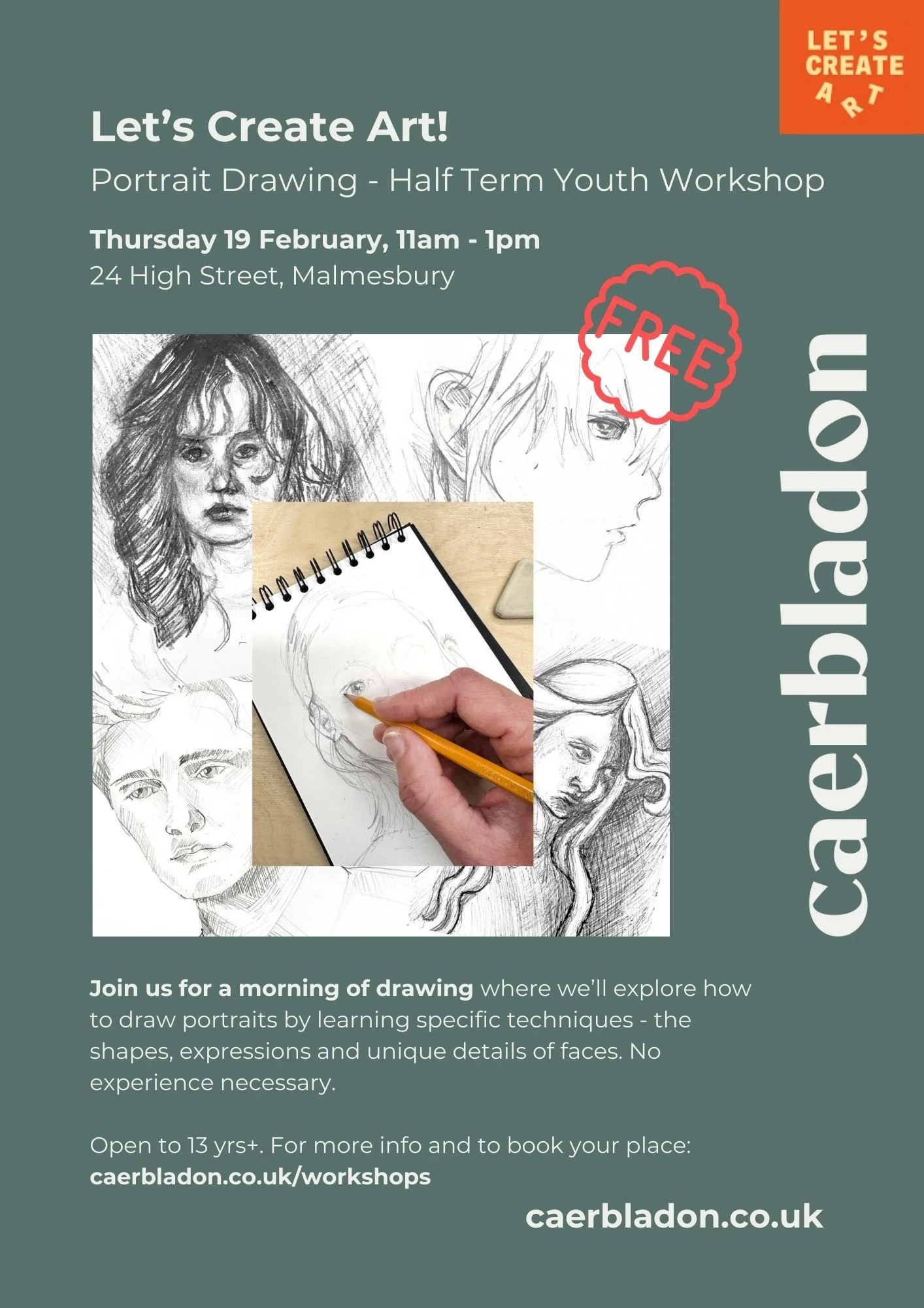 Let's Create Art - Age 13+ during half term