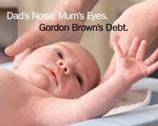 Dad's Nose. Mum's Eyes. Gordon Brown's Debt