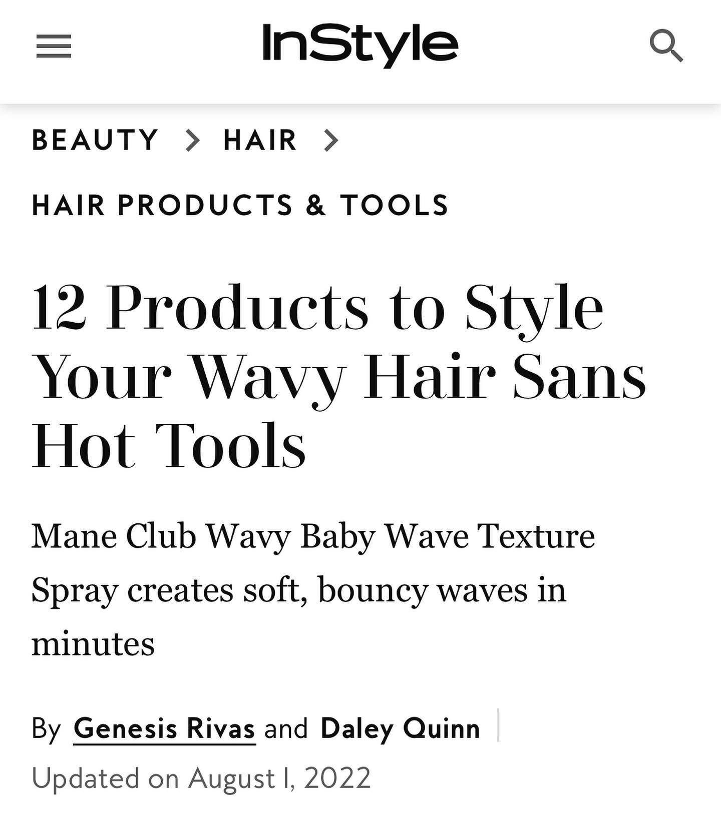 Give your hair a break from the heat. @janaragostudios in @instylemagazine on ways to style your hair without hot tools!