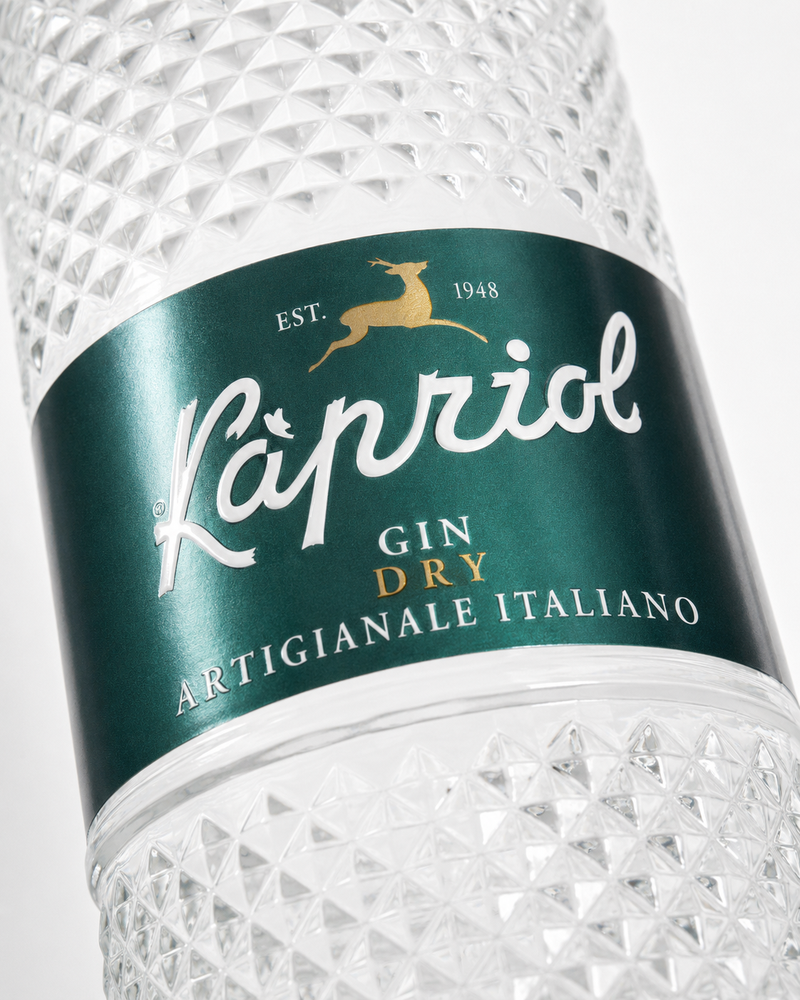Design Etichetta e bottiglia - KAPRIOL Dry Gin