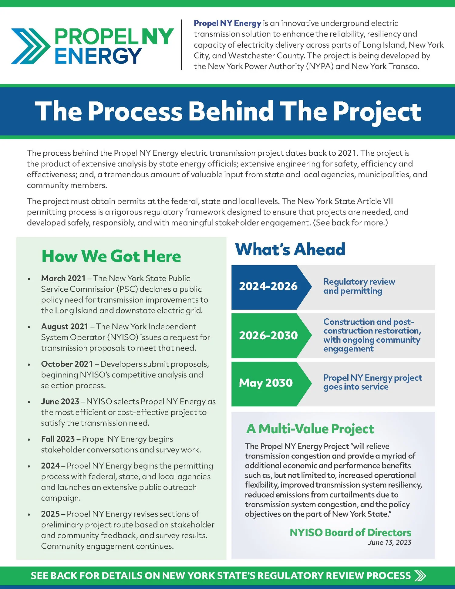 Propel Project Project Process — Propel NY Energy