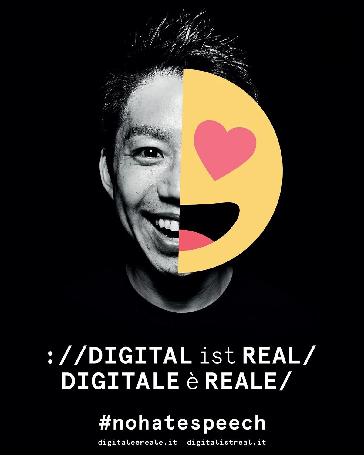 COMING SOON ON
🇩🇪 www.digitalistreal.it
🇮🇹 www.digitaleereale.it 
❌ #nohatespeech 
#digitalisreal 
#digitalistreal 
#digitale&egrave;reale 
#hatespeech 
#stophatespeech