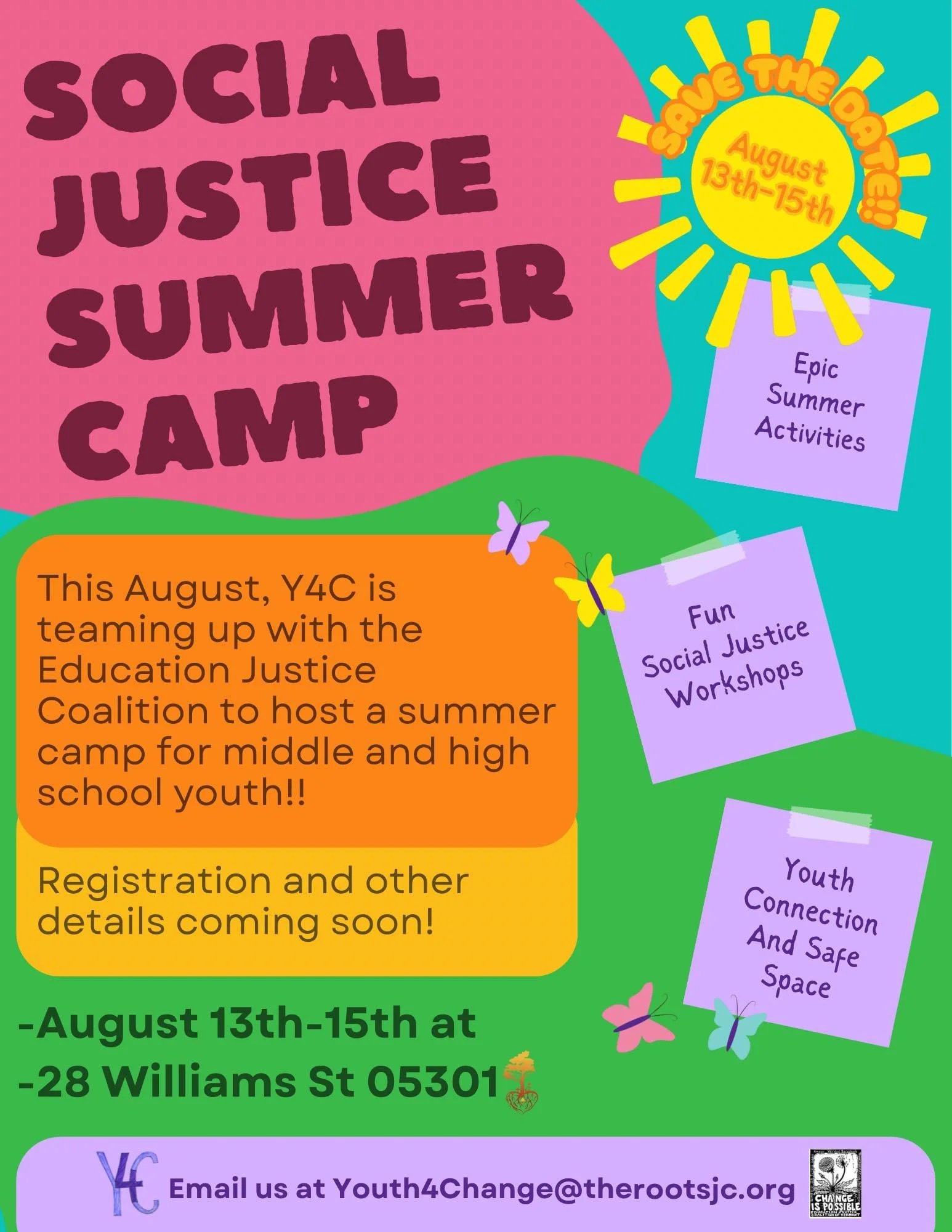 Summer Social Justice Camp (Windham)
