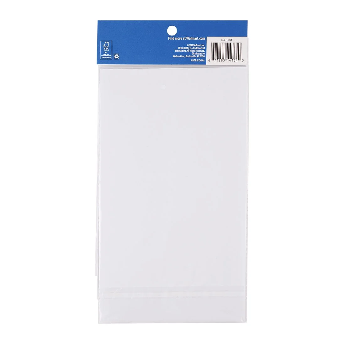 Sticker Flip Pack Back Packaging