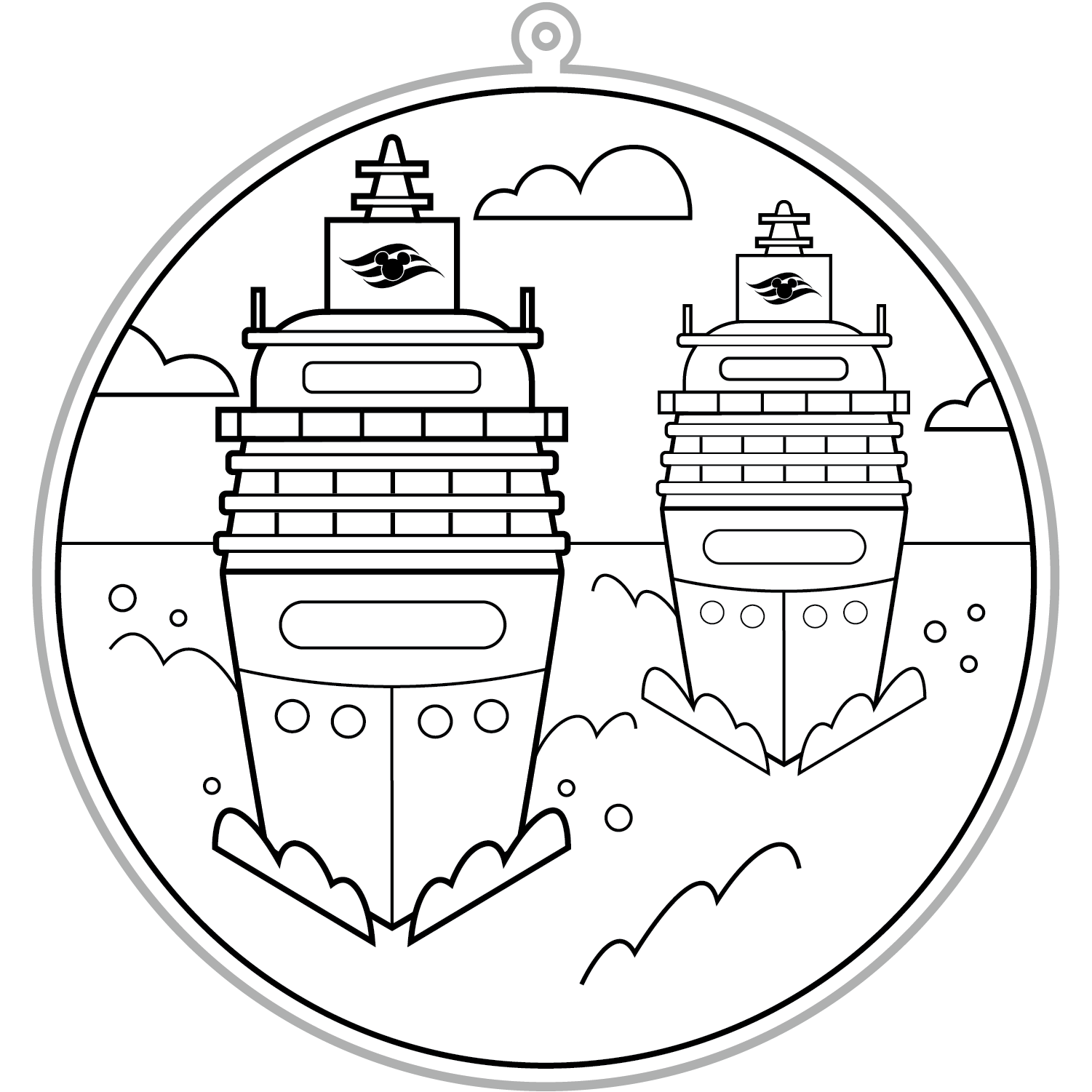 Cruise Ship Suncatcher