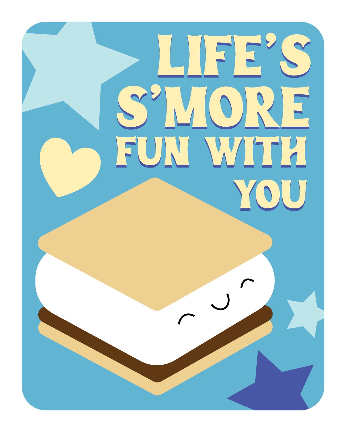 S'more Lunch Letter Card