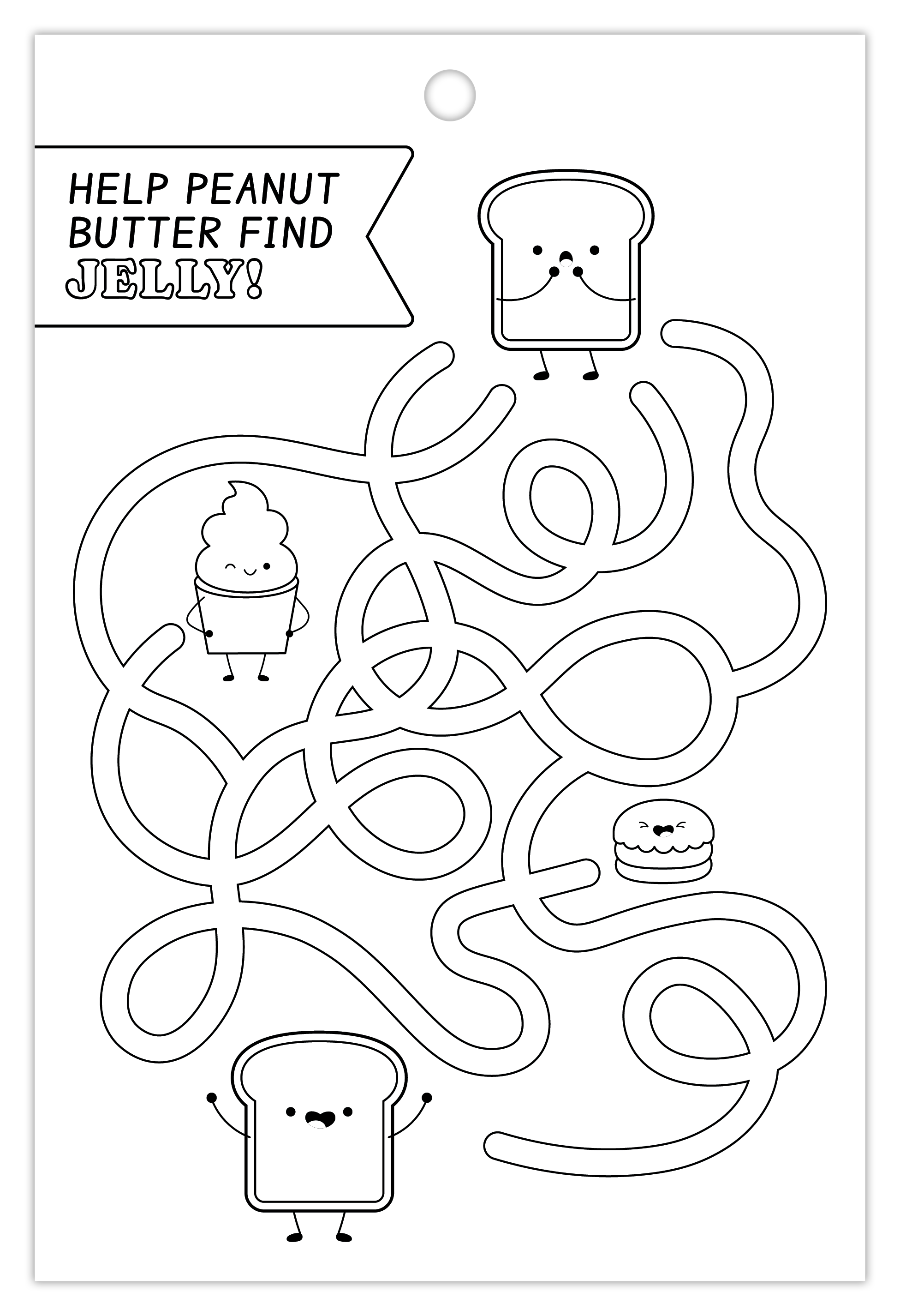 Mess Free Activity Book B&W Page 1
