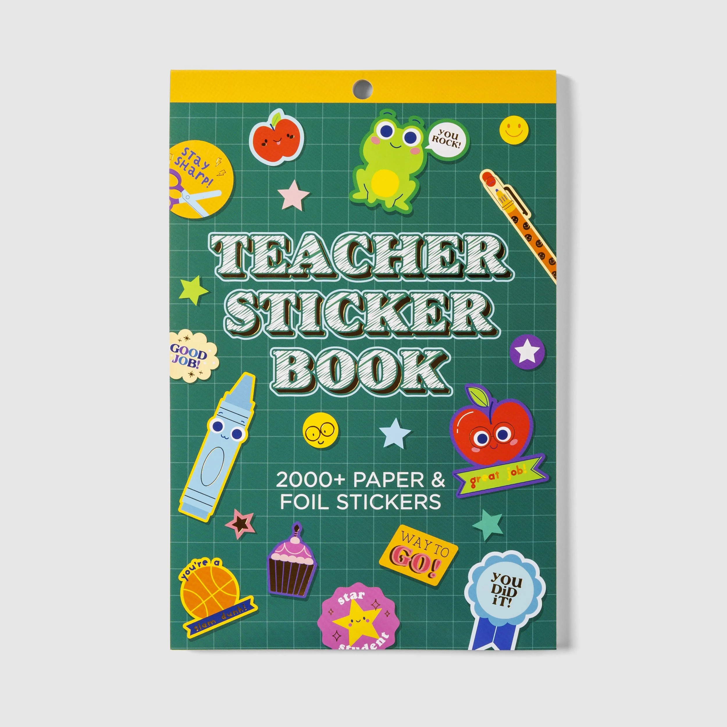 Teacher Sticker Book Front Cover