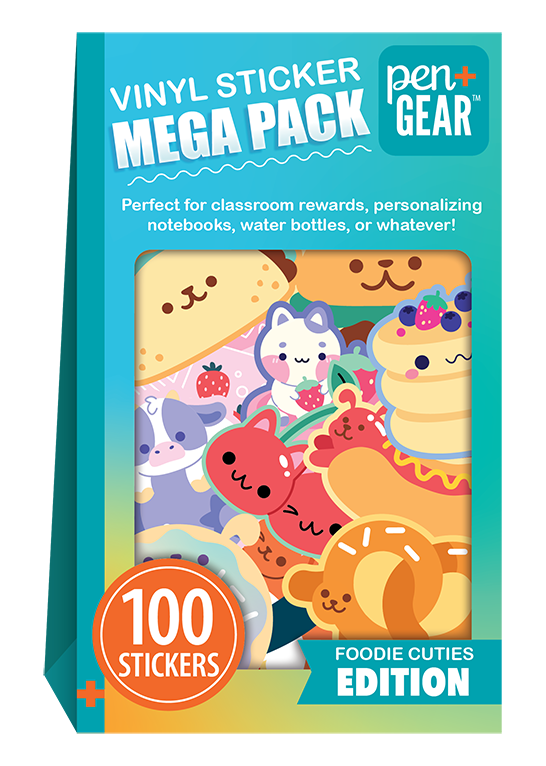 Vinyl Sticker Pack Packaging