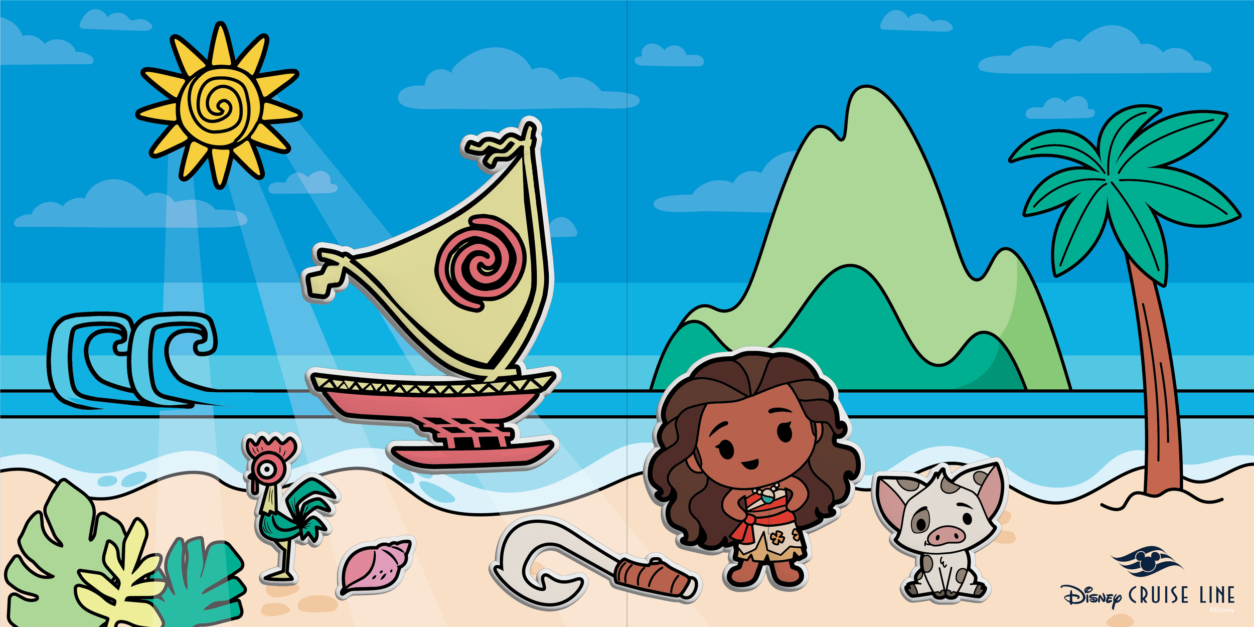Moana Finished Craft Playset