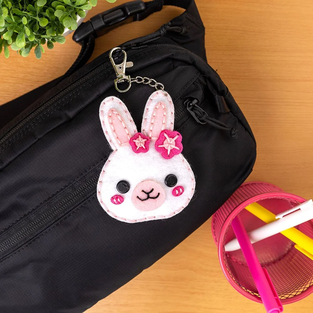 Felt Keychain Bunny
