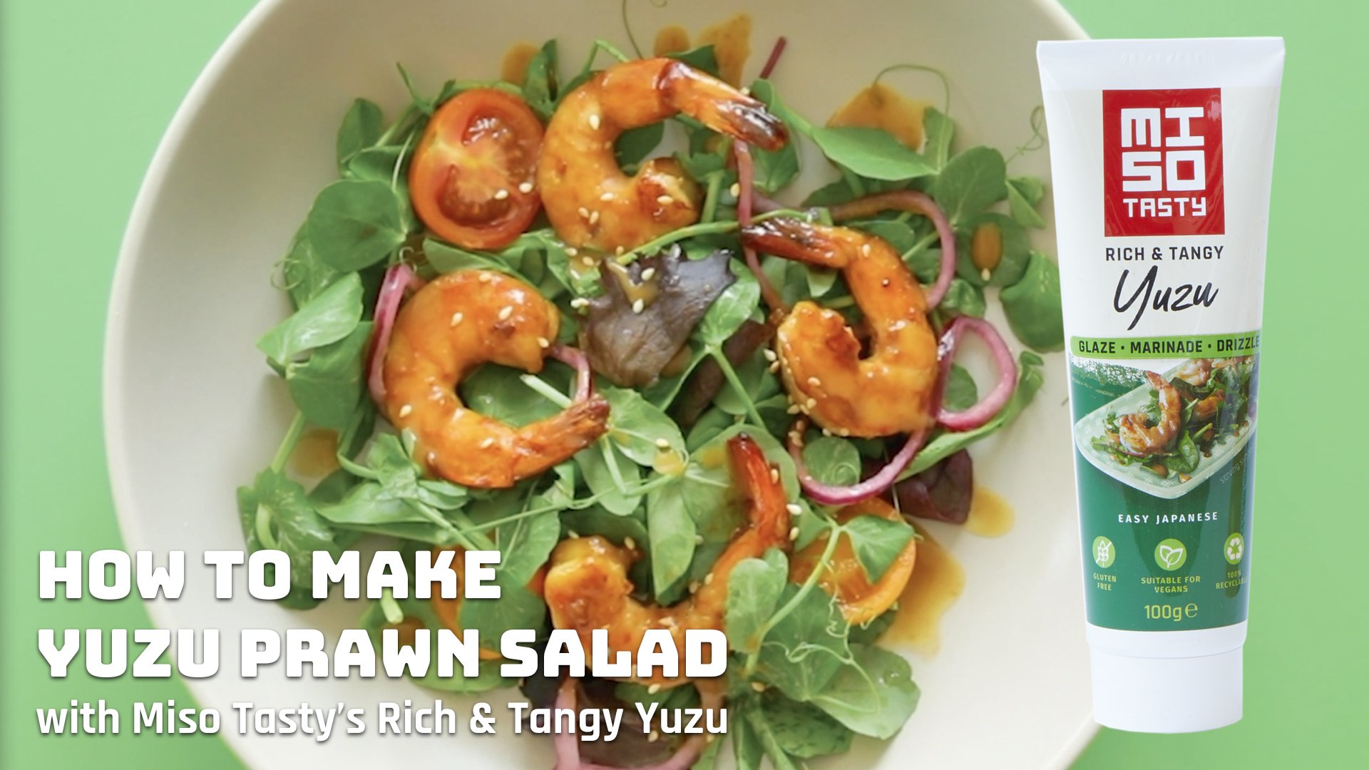 Miso Tasty’s Quick Yuzu Prawn Salad