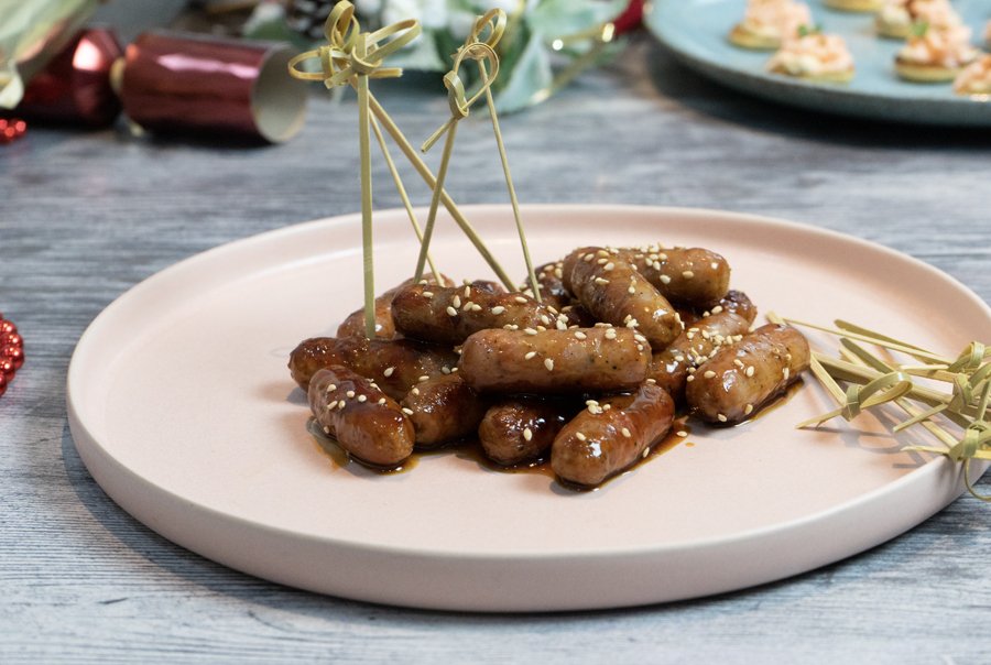 Easy Mini Teriyaki Cocktail Sausages