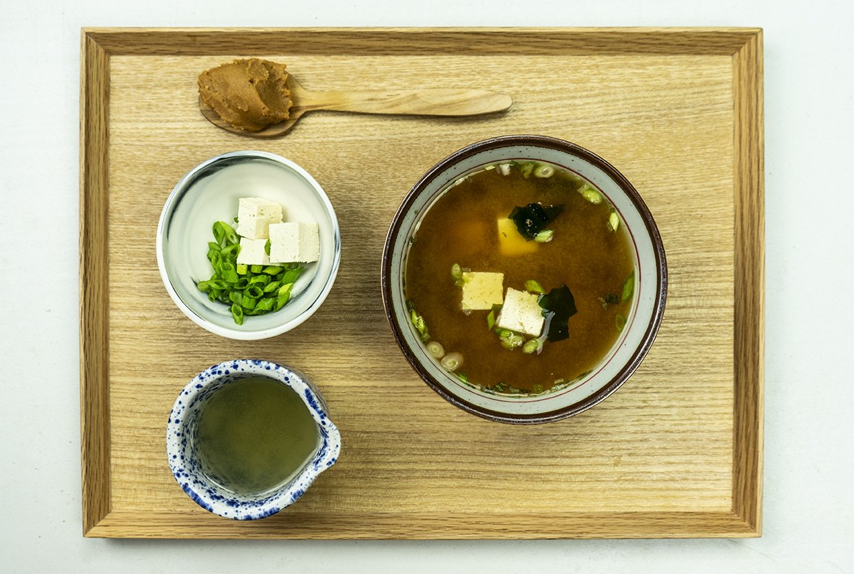 Best Home-made Vegetarian Miso Soup With Dashi From Scratch