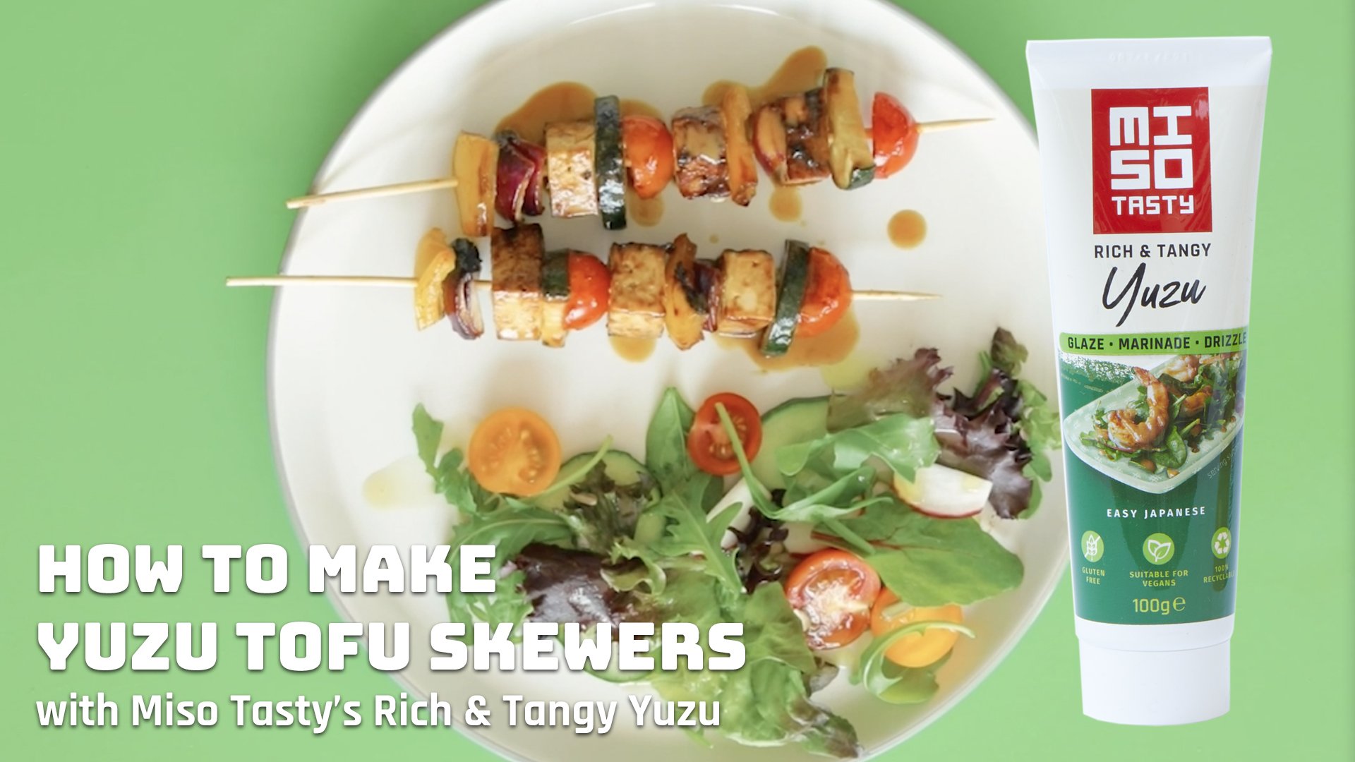 Miso Tasty’s Quick Yuzu Tofu Skewers