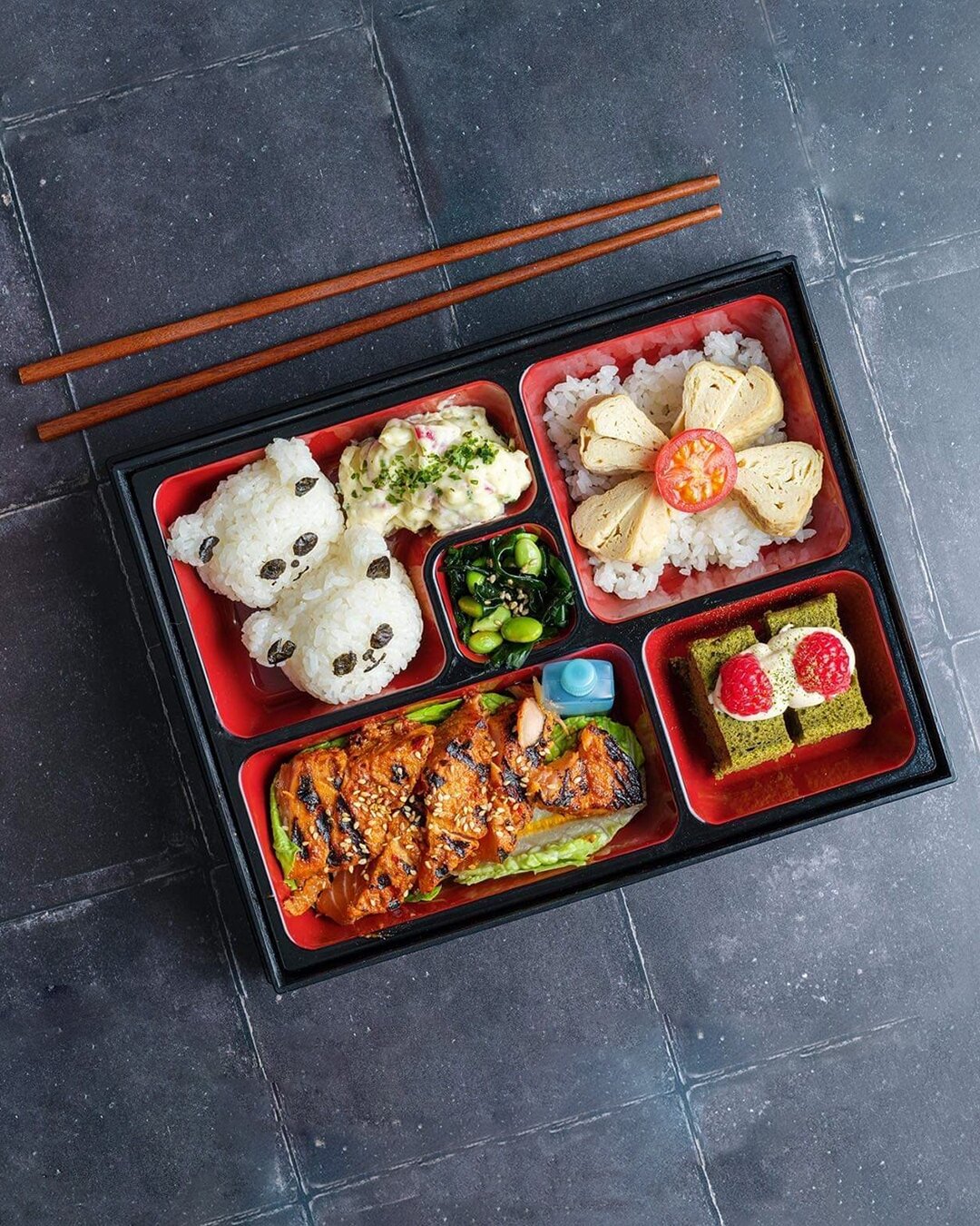Get ready to add some fun and colour to your lunchtime routine! 🍱 Bento boxes have taken food presentation to a whole new level, with adorable characters and vibrant designs that will make your taste buds and your eyes happy.⁠
⁠
Here's one we made f