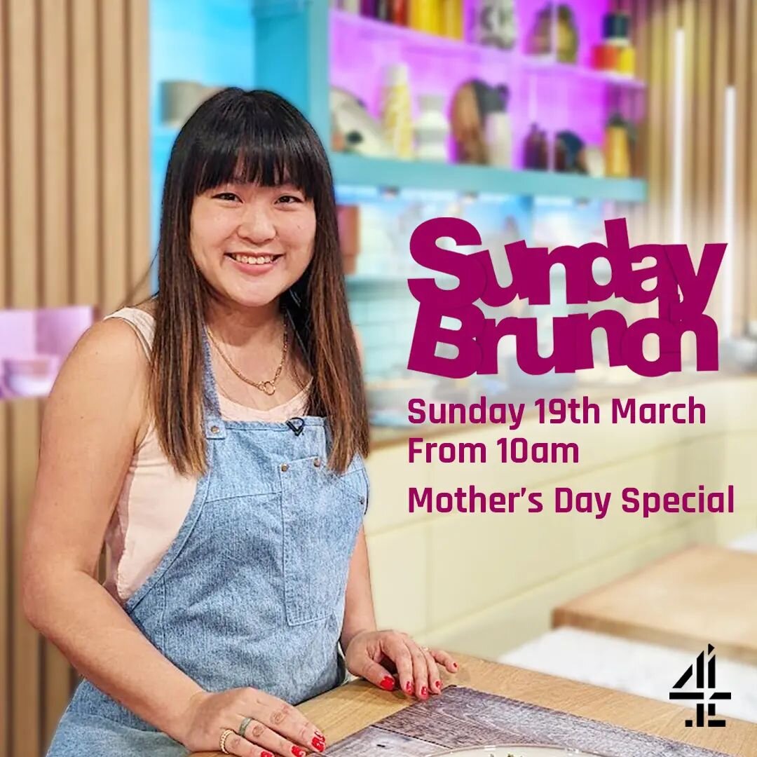 📢Hello 👋I am thrilled to be back on Sunday Brunch this coming weekend cooking a tasty Mother's Day special

 Tune in from 10am where I will be making a number of tasty dishes for @rimmersimon @timlovejoy_official and fabulous guests. 🍘🍱🍲

And ye